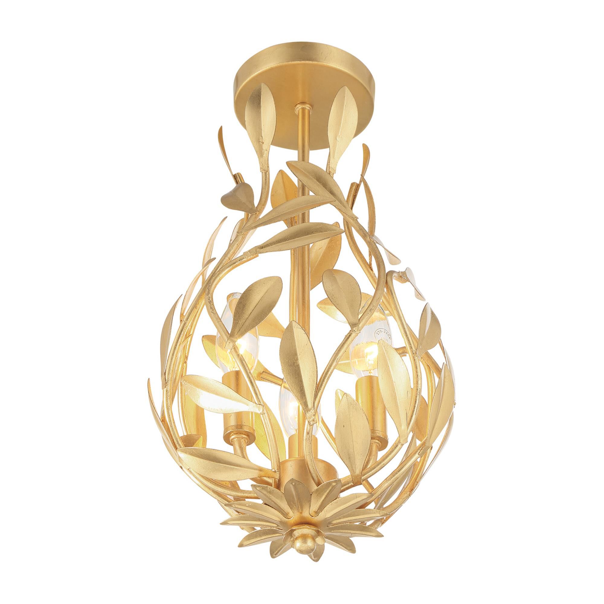 Shown in Antique Gold finish