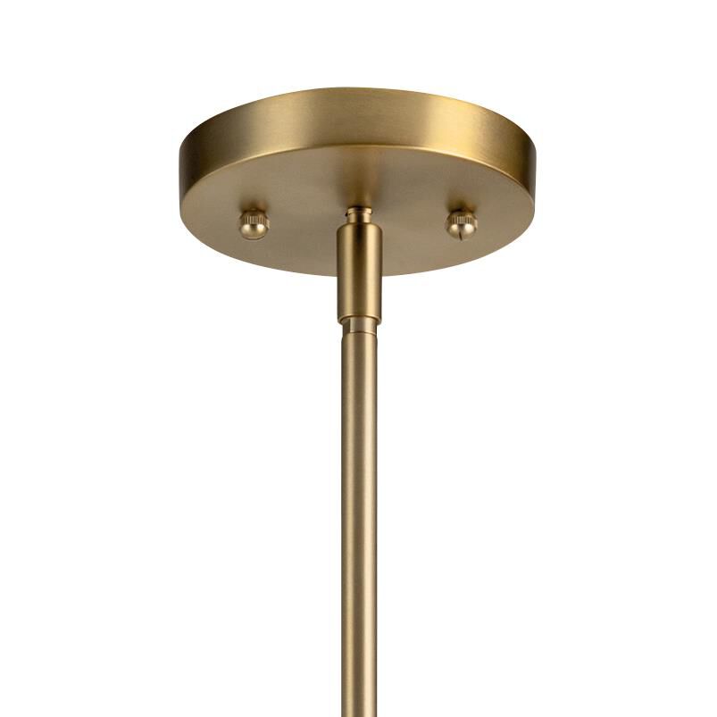 Shown in Classic Bronze finish and Satin Etched glass and White Microfiber shade