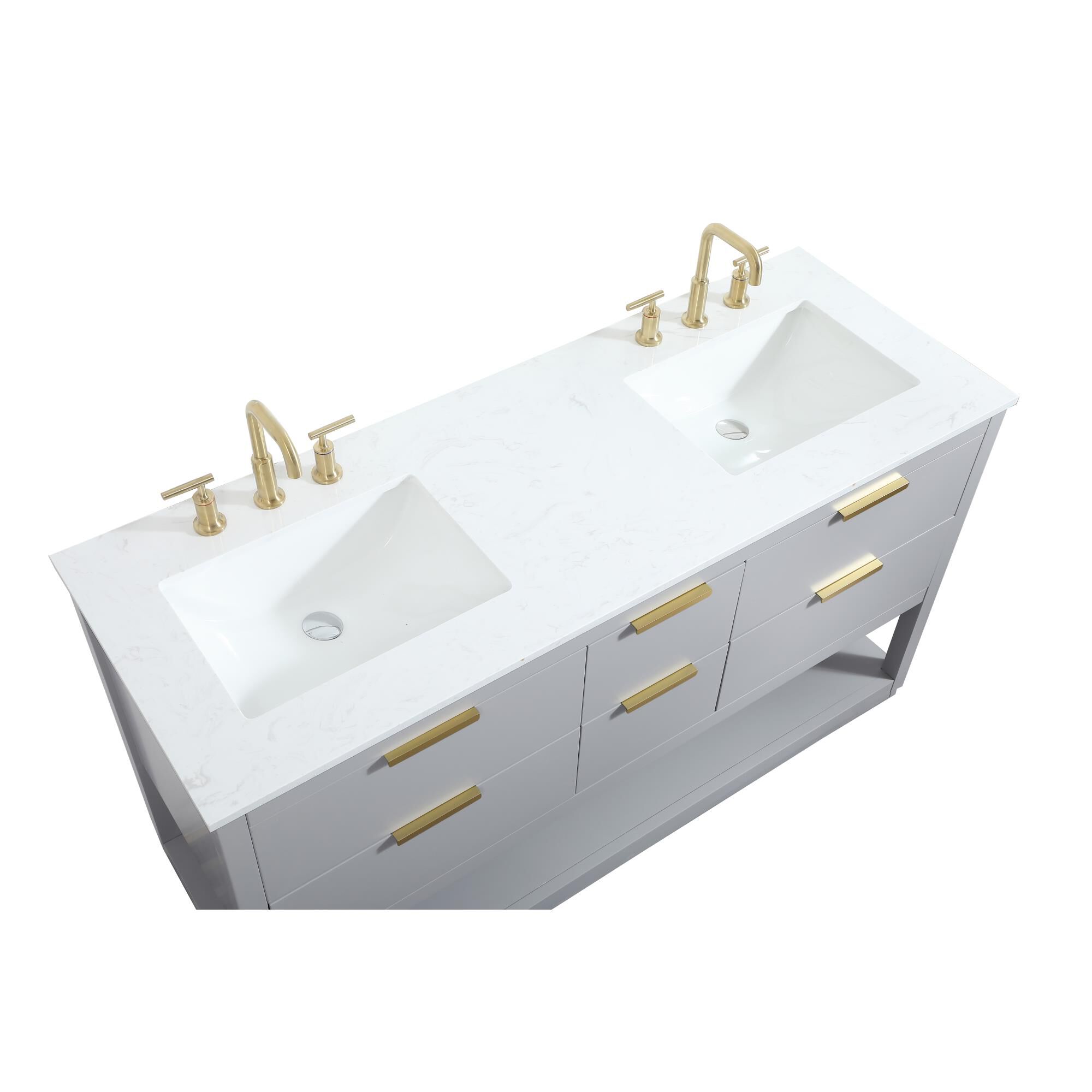 Larkin 60 Inch Bath Vanity by Elegant Decor