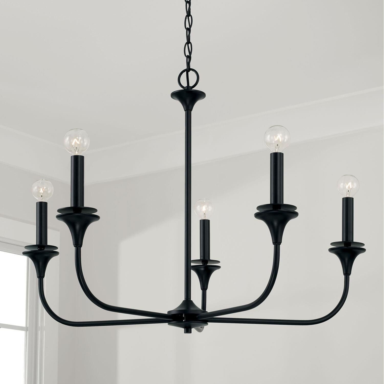 Presley 23 Inch 5 Light Chandelier by Homeplace by Capital Lighting Fixture Company