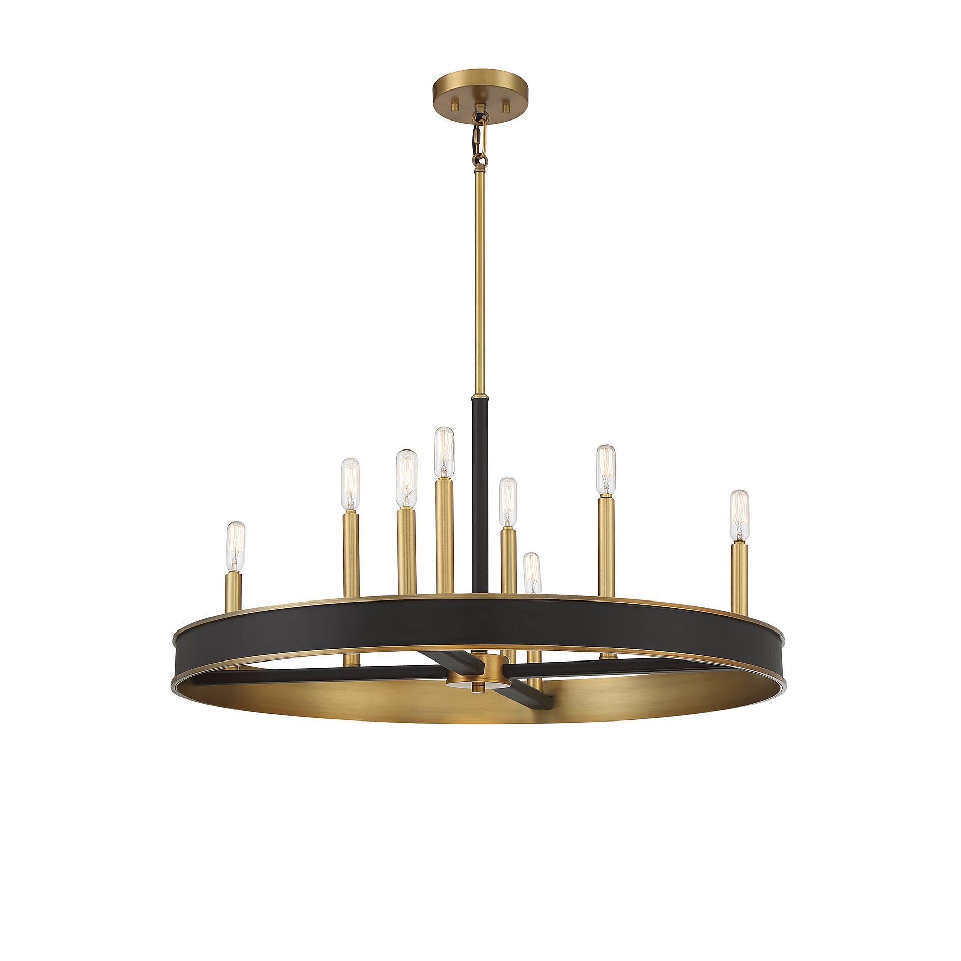 Chaucer 30 Inch 8 Light Chandelier by Savoy House