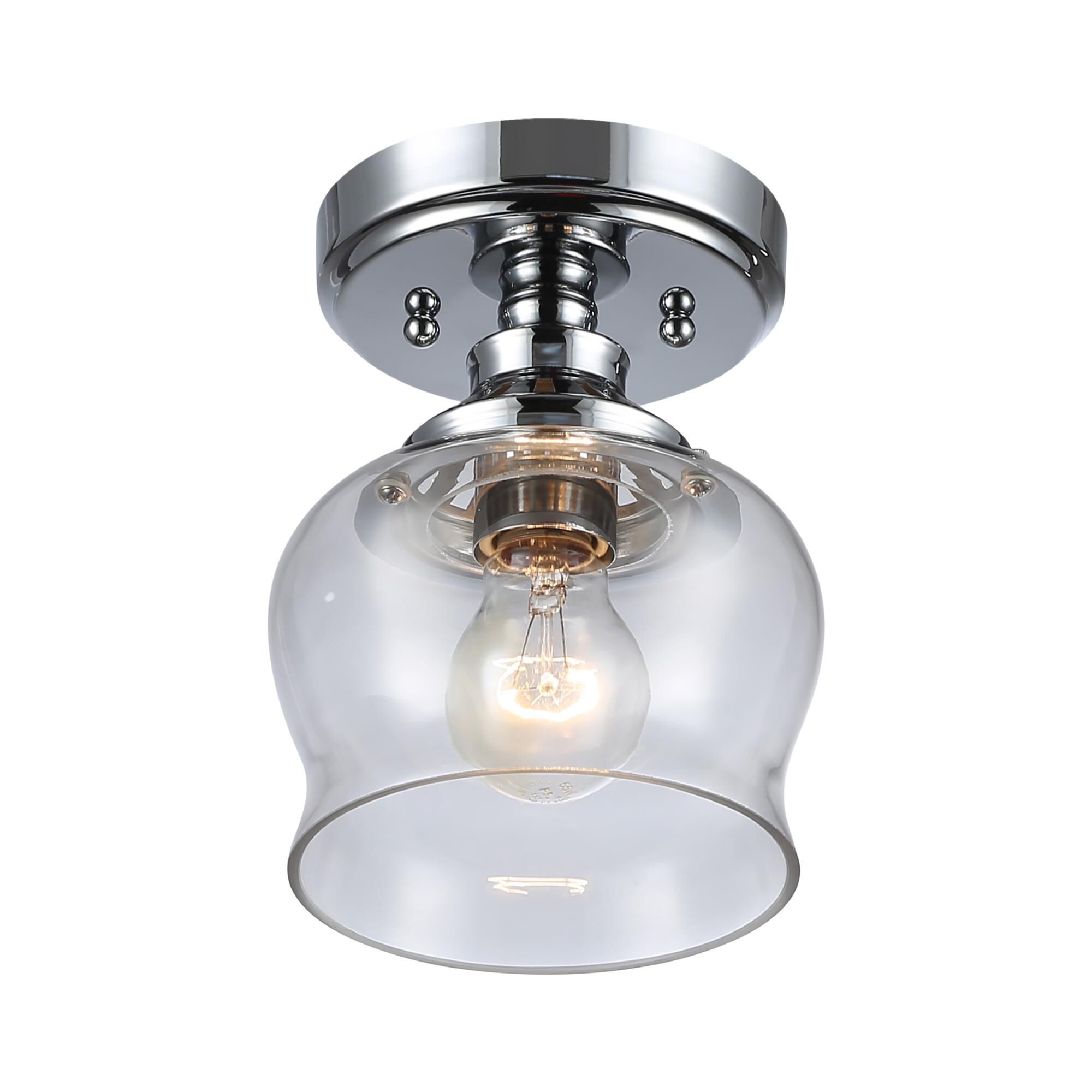 Daphne 6 Inch Semi Flush Mount by Golden Lighting