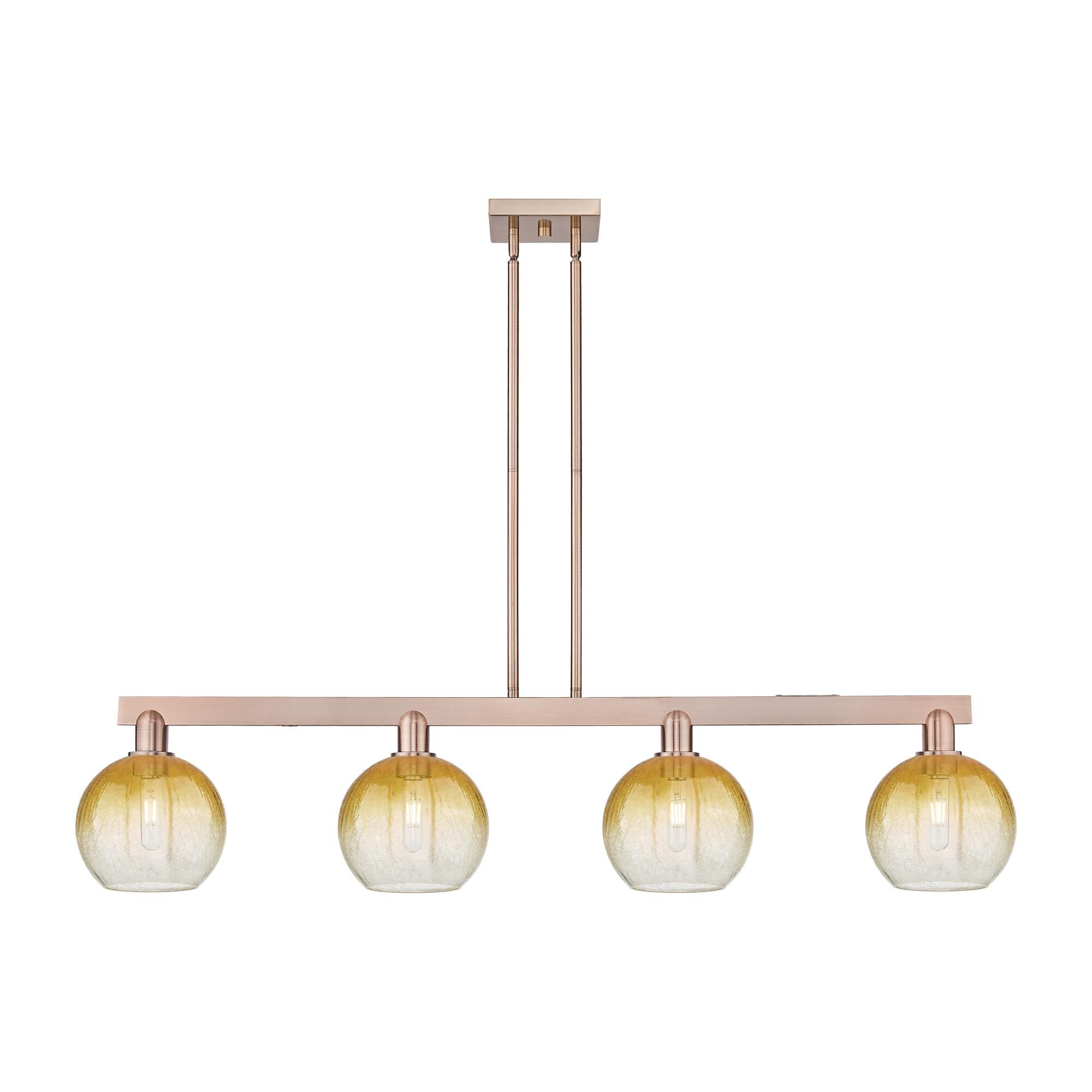 Bruno Marashlian Brookhaven Globe 48 Inch Linear Suspension Light by Innovations Lighting