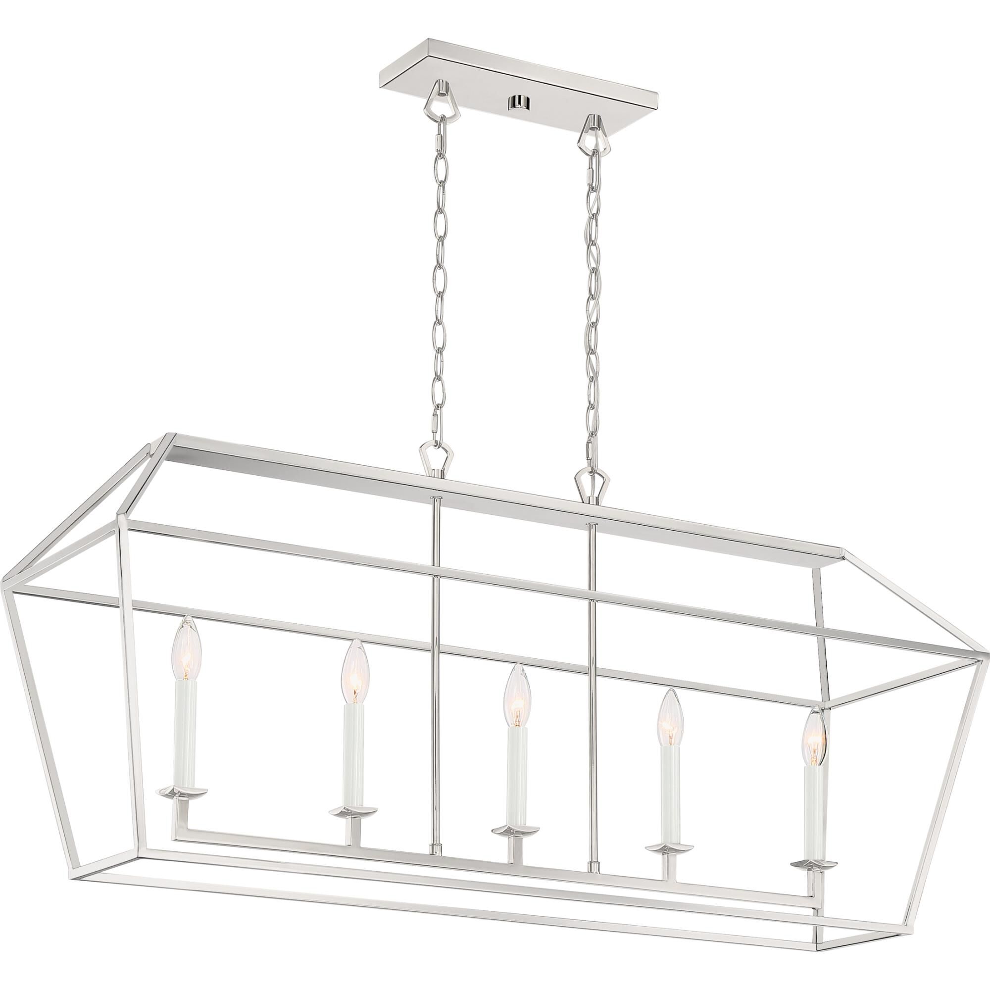 Aviary 42 Inch 5 Light Linear Suspension Light by Quoizel