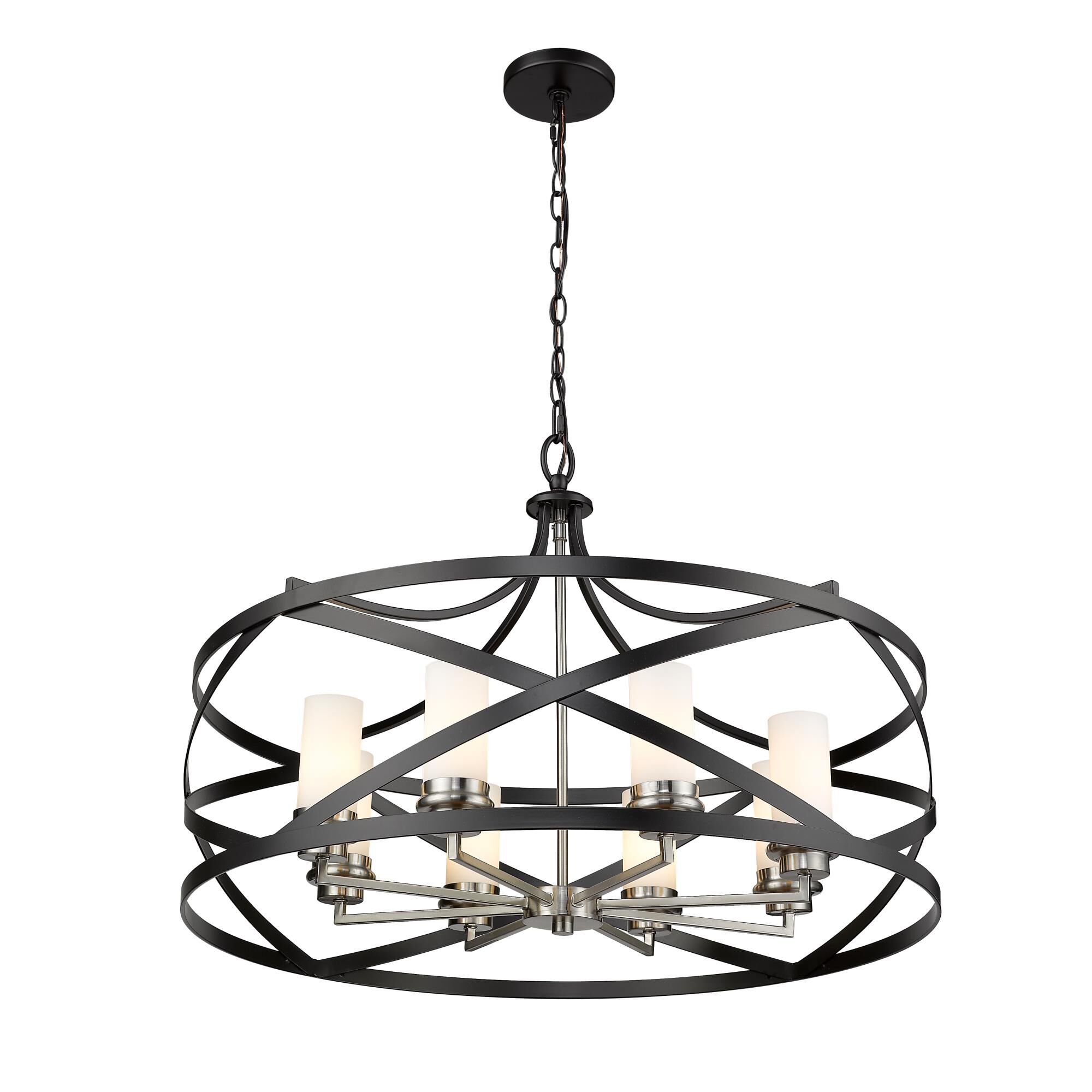 Malcalester 30 Inch 8 Light Chandelier by Z-Lite