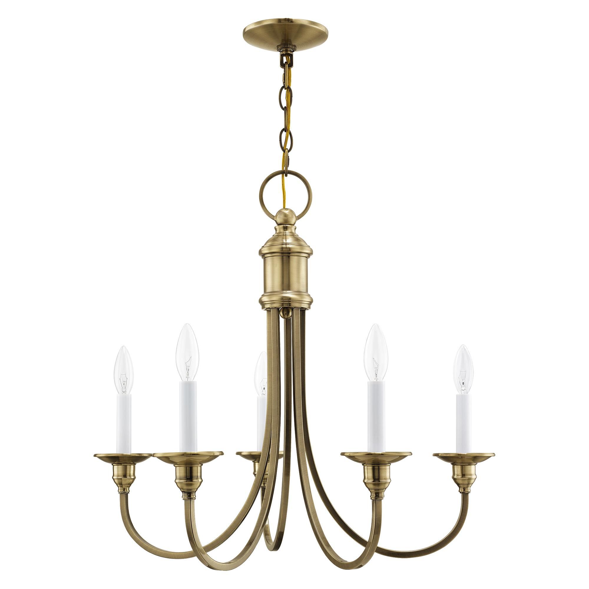 Cranford 24 Inch 5 Light Chandelier by Livex Lighting