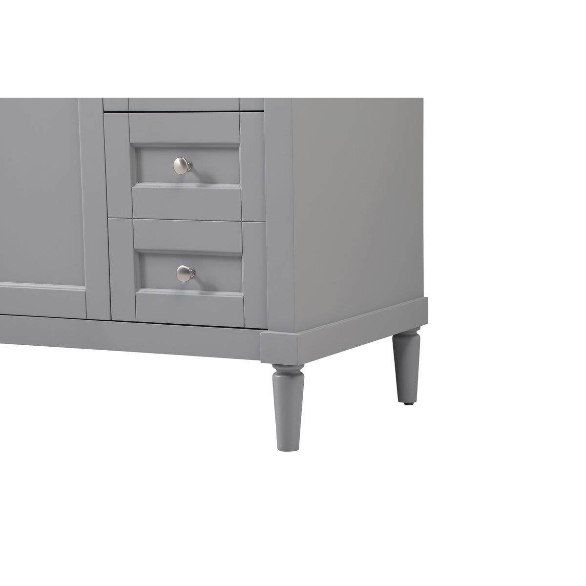 Shown in Grey finish and Backsplash accent