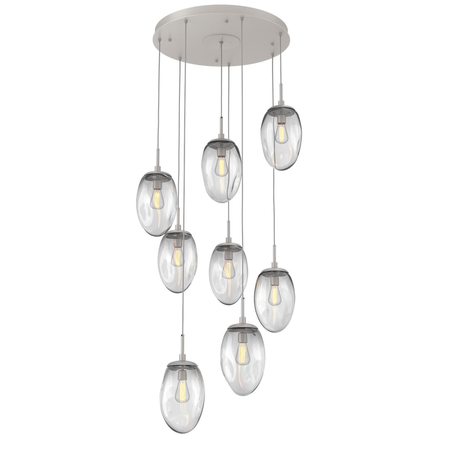 Levi Wilson Nebula 29 Inch 8 Light Multi Light Pendant by Hammerton Studio