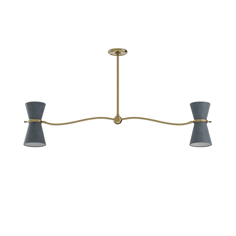 Gable Medium Linear Chandelier by Regina Andrew