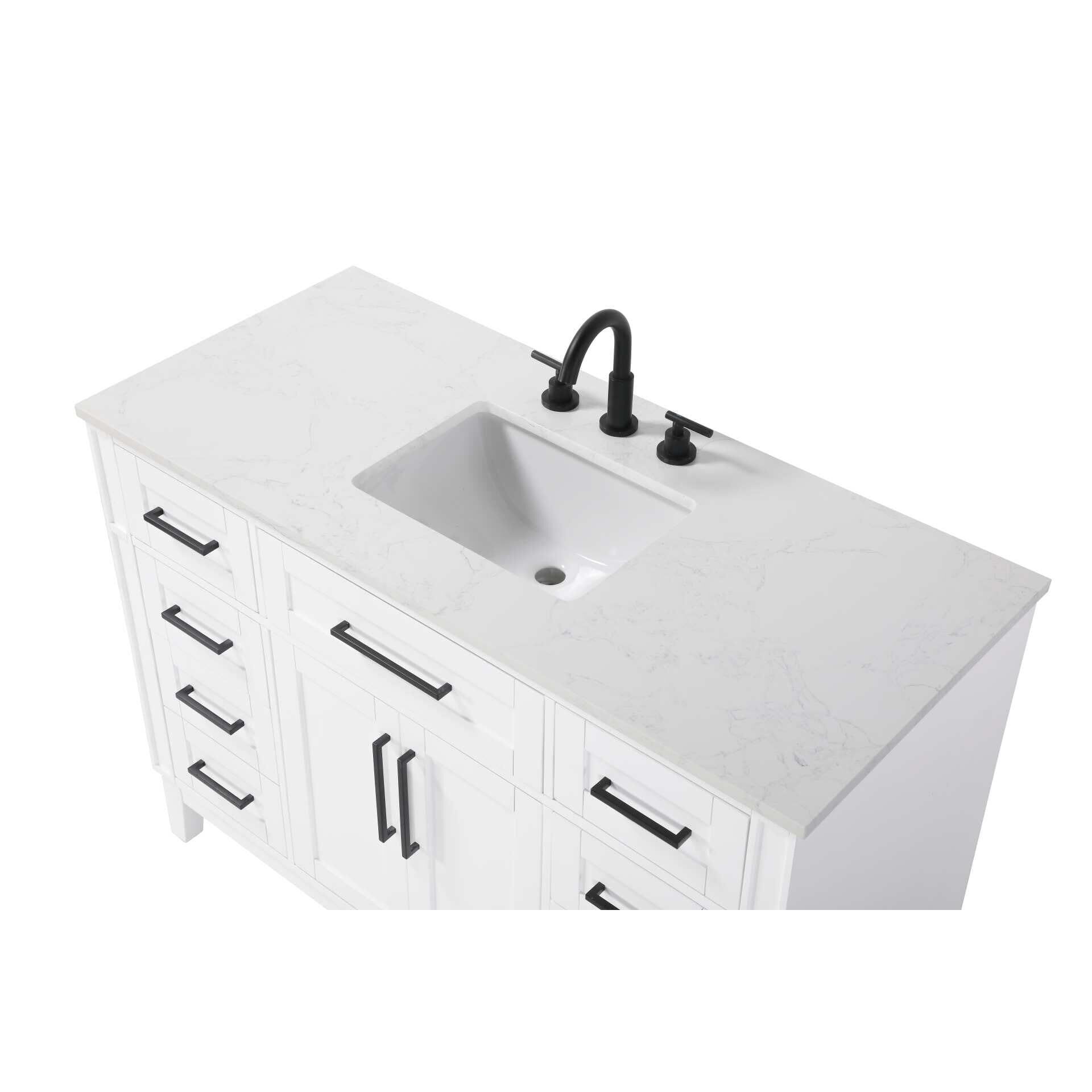 Shown in White finish