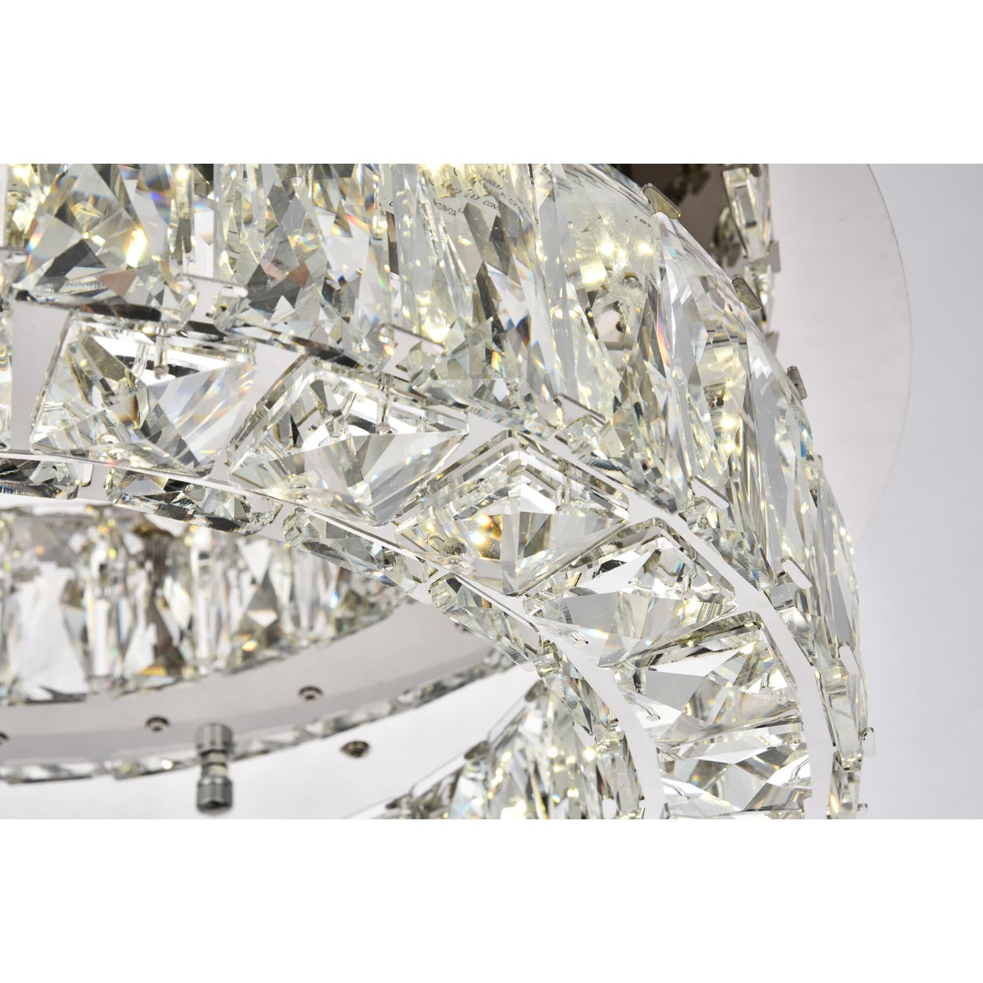 Shown in Chrome finish and Clear Royal Cut crystal