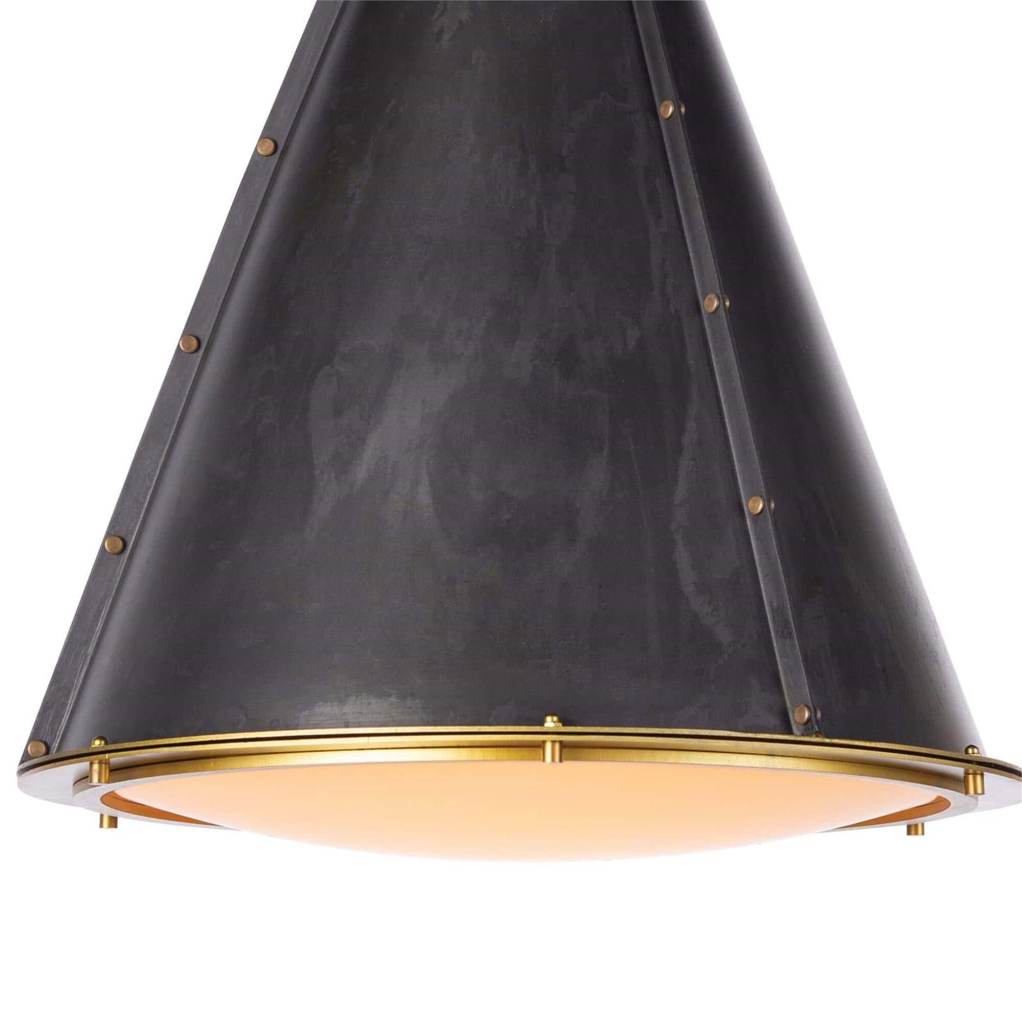 Shown in Blackened Brass finish