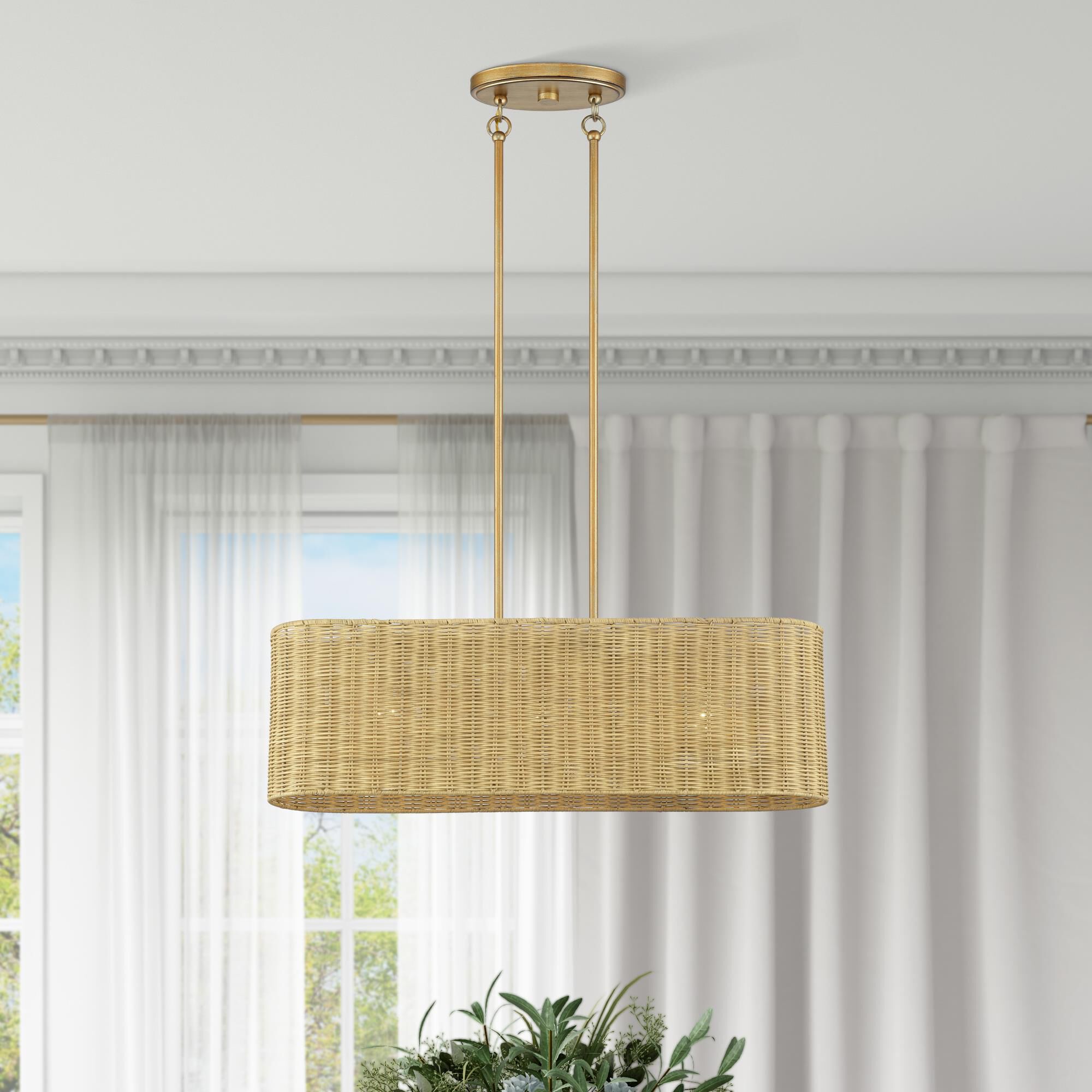 Weavington 30 Inch Linear Suspension Light by Livex Lighting