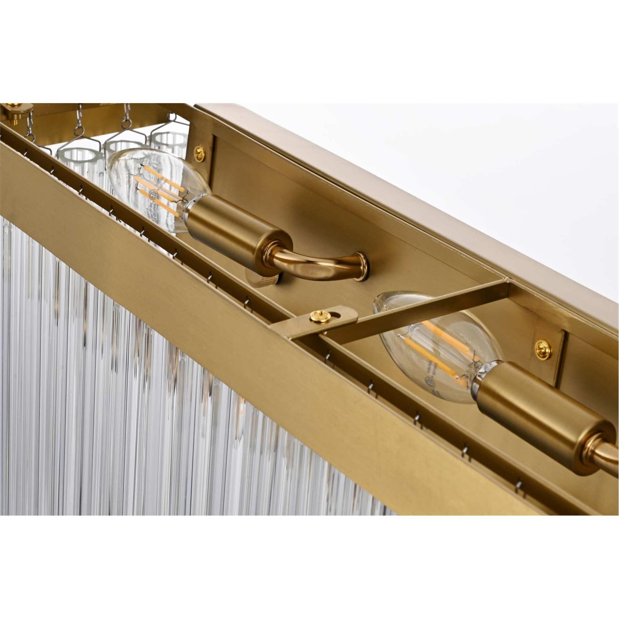 Shown in Satin Gold finish and Rc crystal