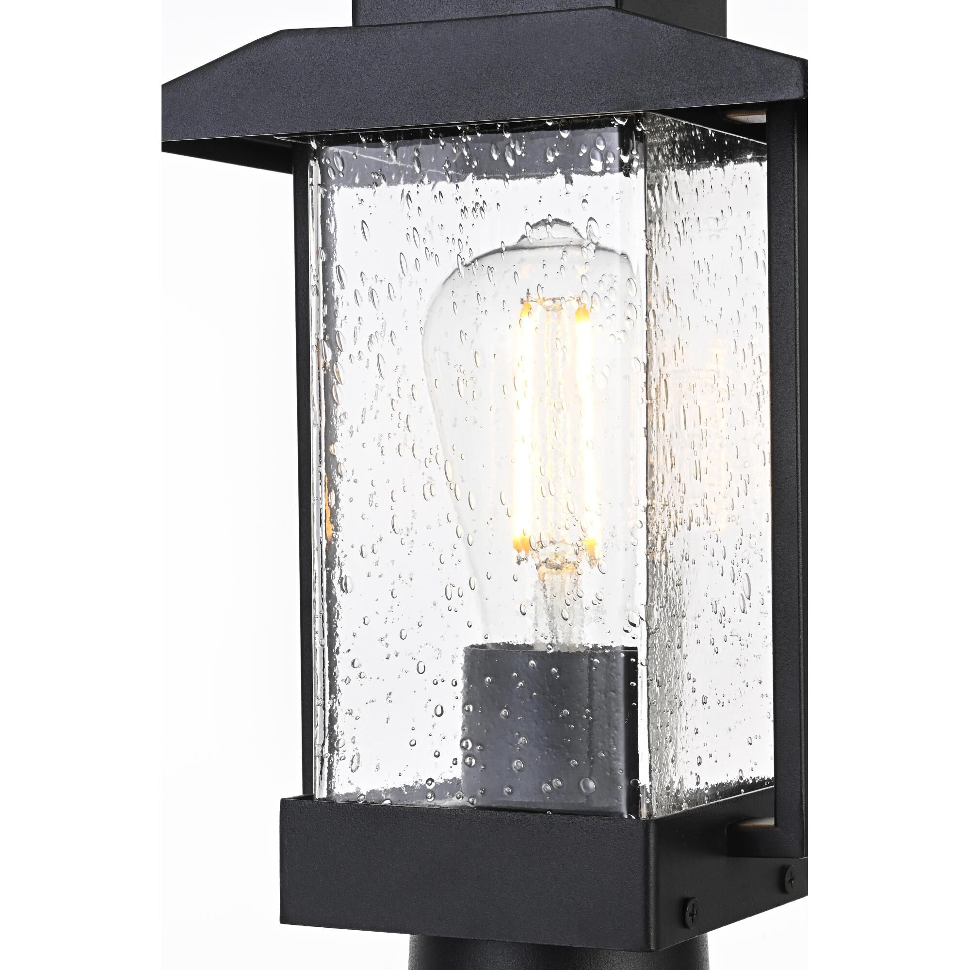 Tioga 15 Inch Outdoor Post Lamp by Elegant Lighting