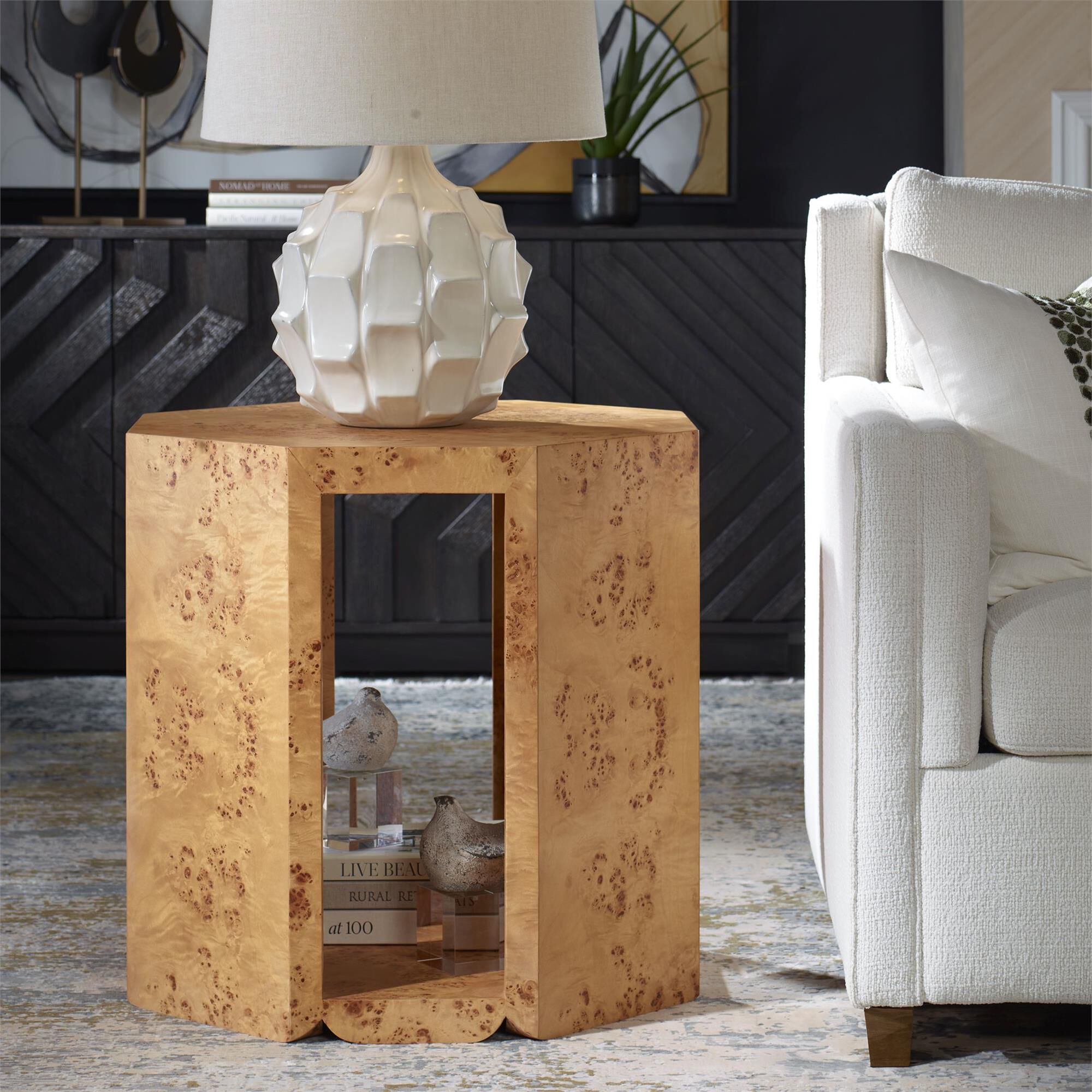 Indus 26 Inch Accent Table,