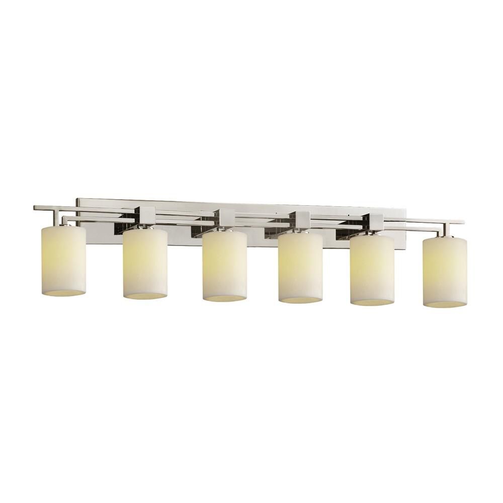 Candlearia 56 Inch 6 Light LED Bath Vanity Light by Justice Design Group
