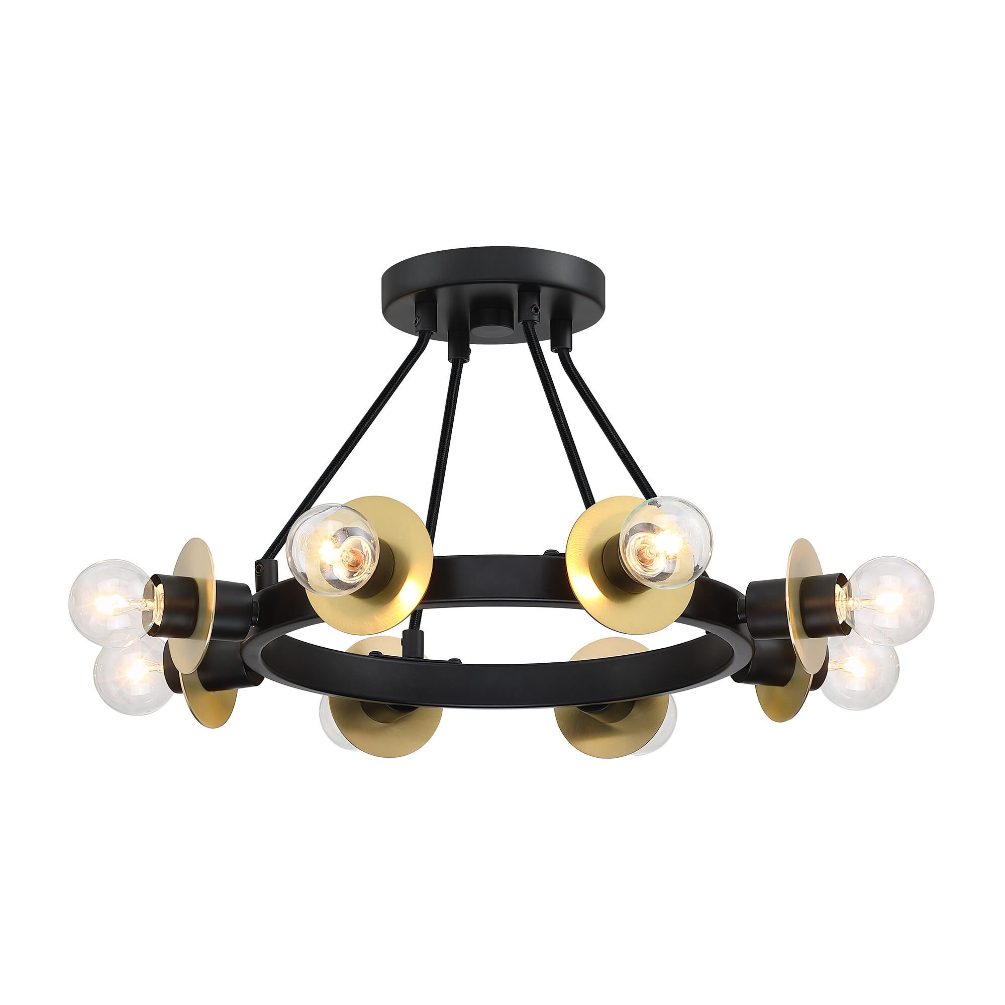 Harmoni 16 Inch Semi Flush Mount by Designers Fountain