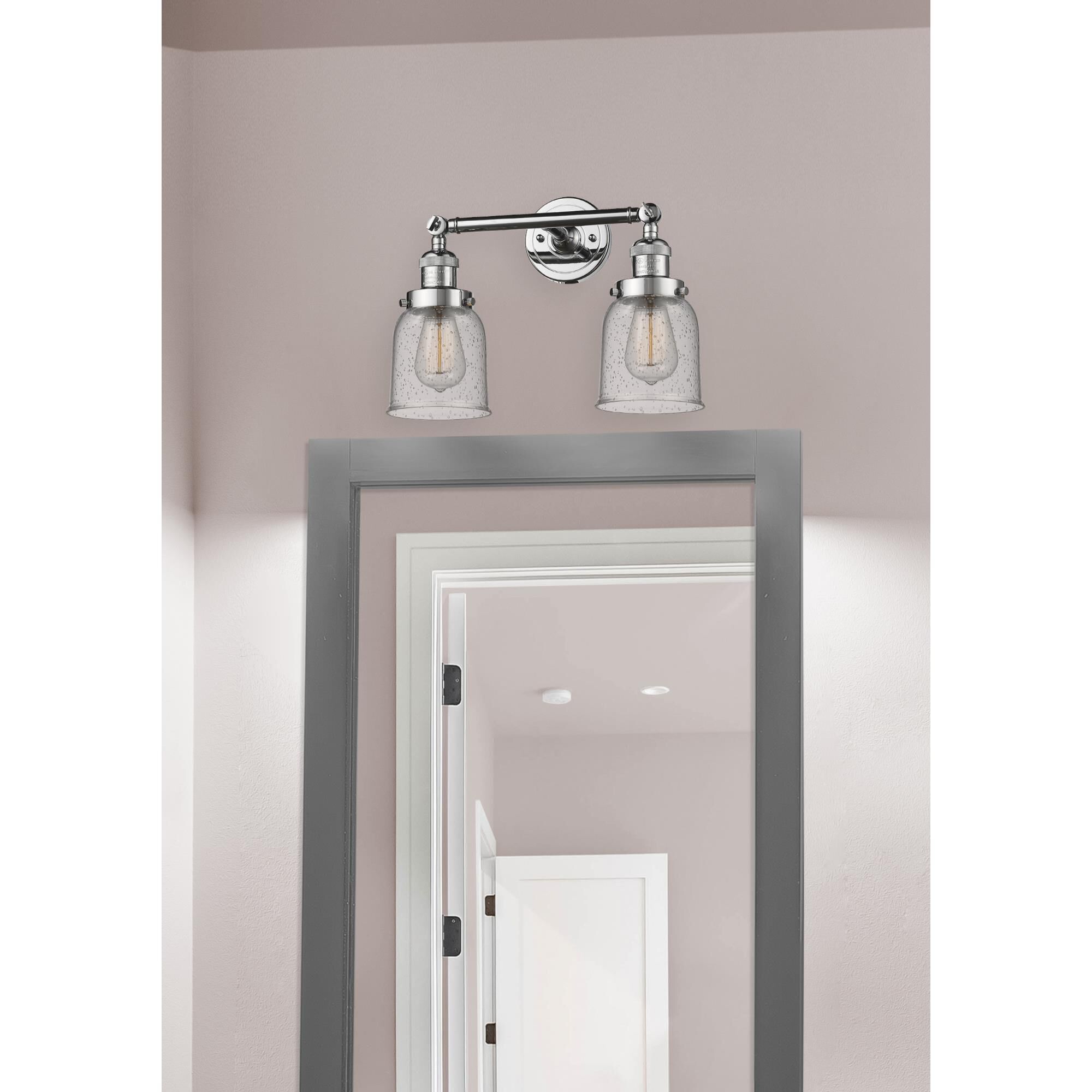 Bruno Marashlian Small Bell 23 Inch 2 Light Bath Vanity Light by Innovations Lighting