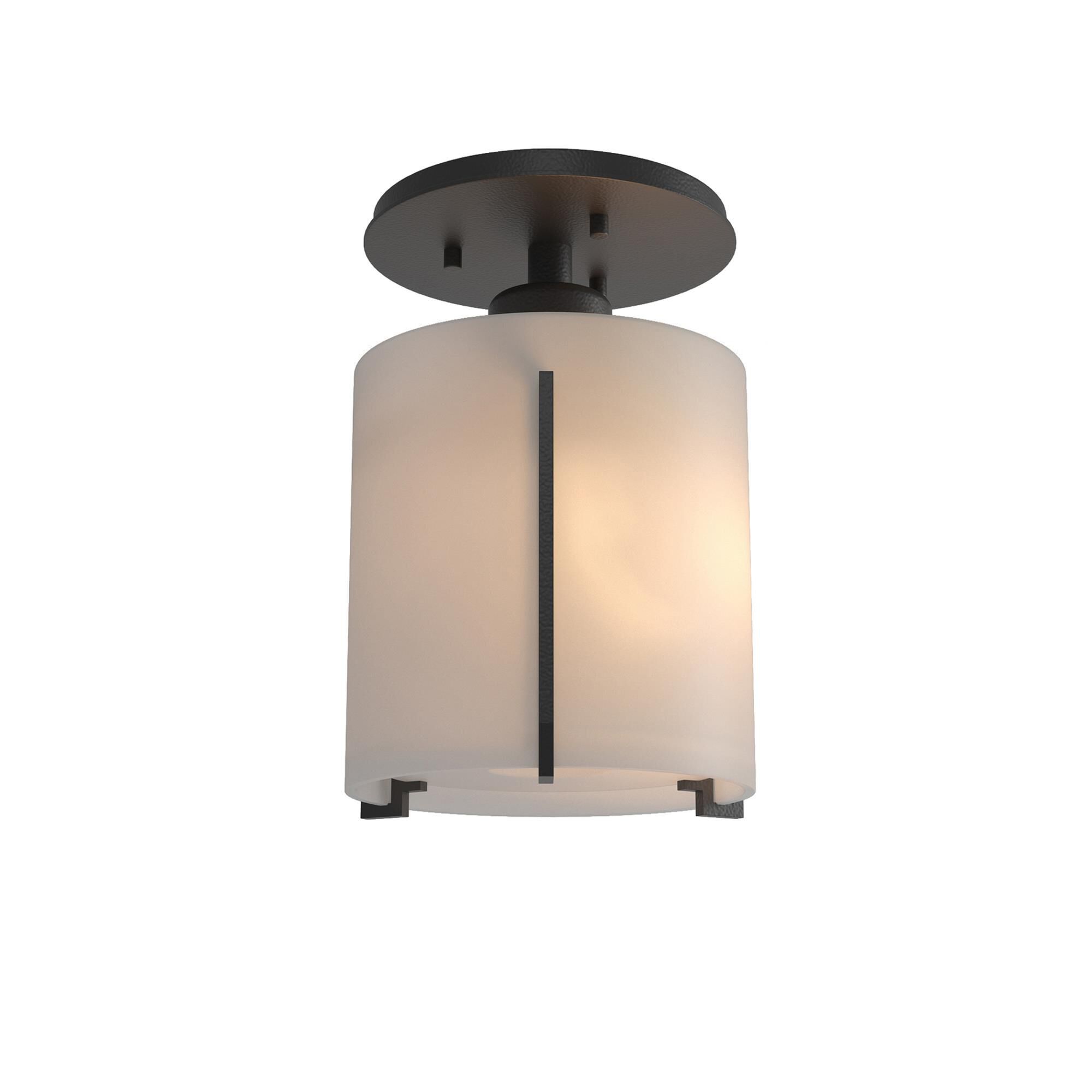 Exos 6 Inch 1 Light Semi Flush Mount by Hubbardton Forge