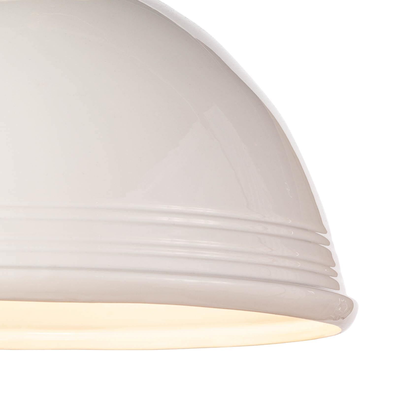 Shown in White finish