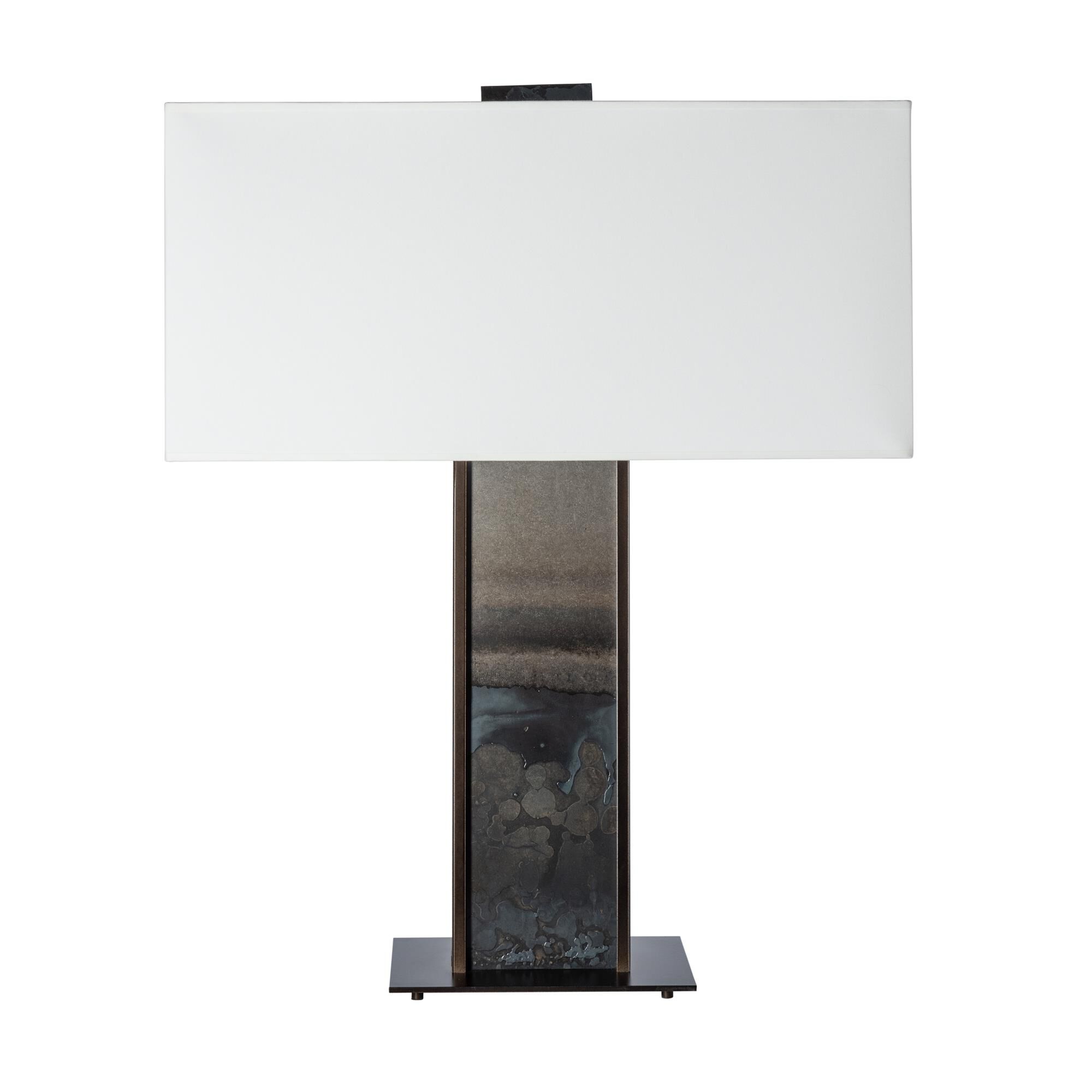 Shown in Oil Rubbed Bronze finish and White shade