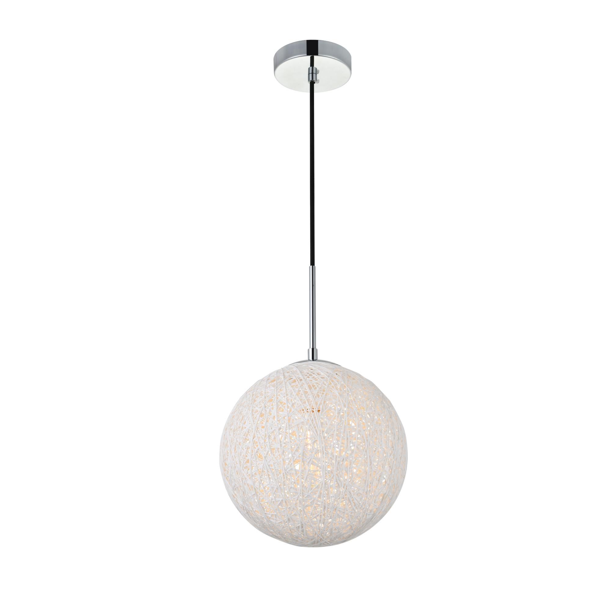 Malibu 9 Inch Mini Pendant by Elegant Lighting