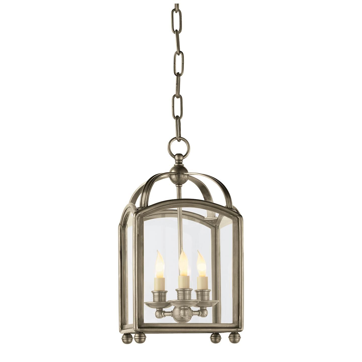Chapman & Myers Archtop 8 Inch Cage Pendant by Visual Comfort Signature Collection