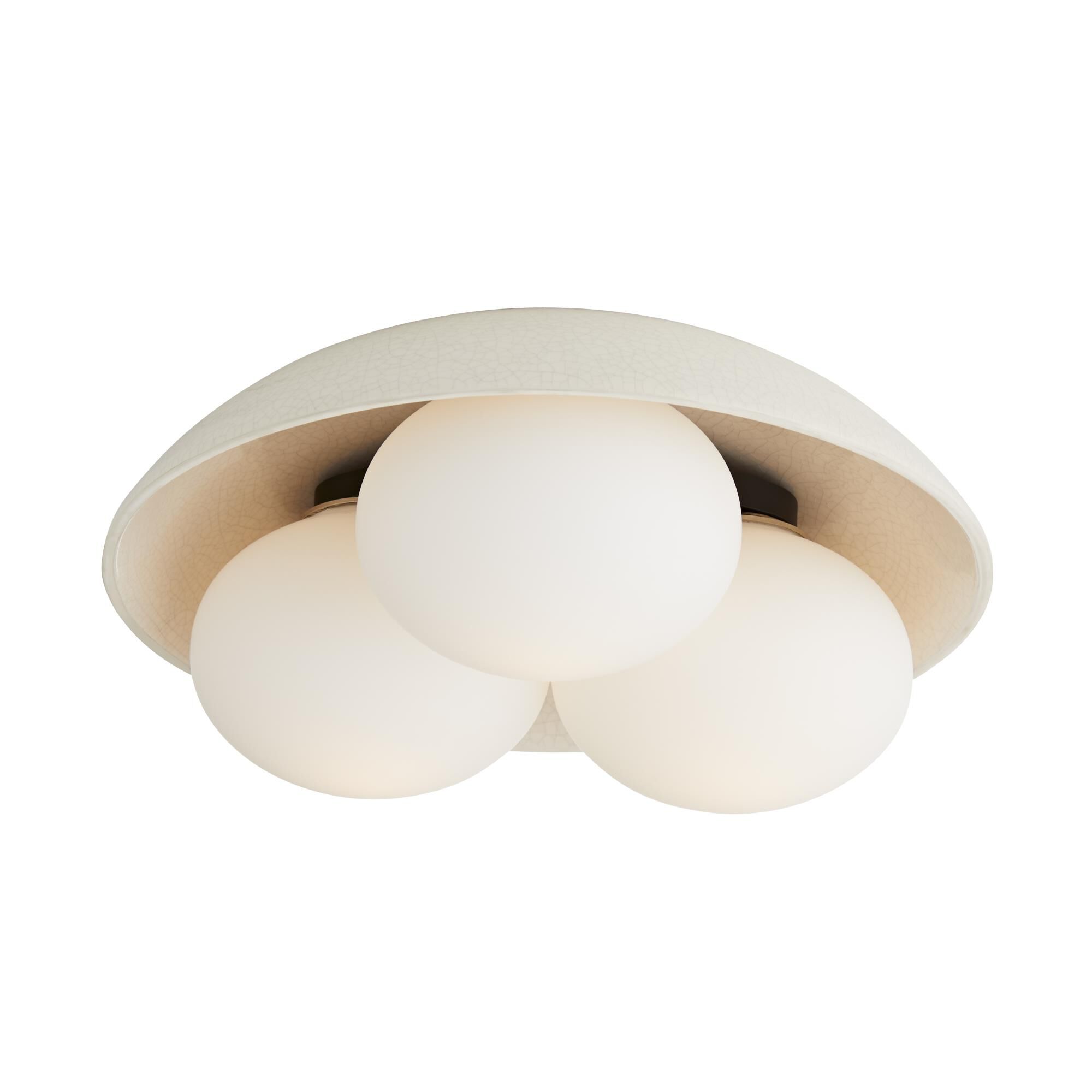 Arteriors Glaze 19 Inch 3 Light Flush Mount by Arteriors Home