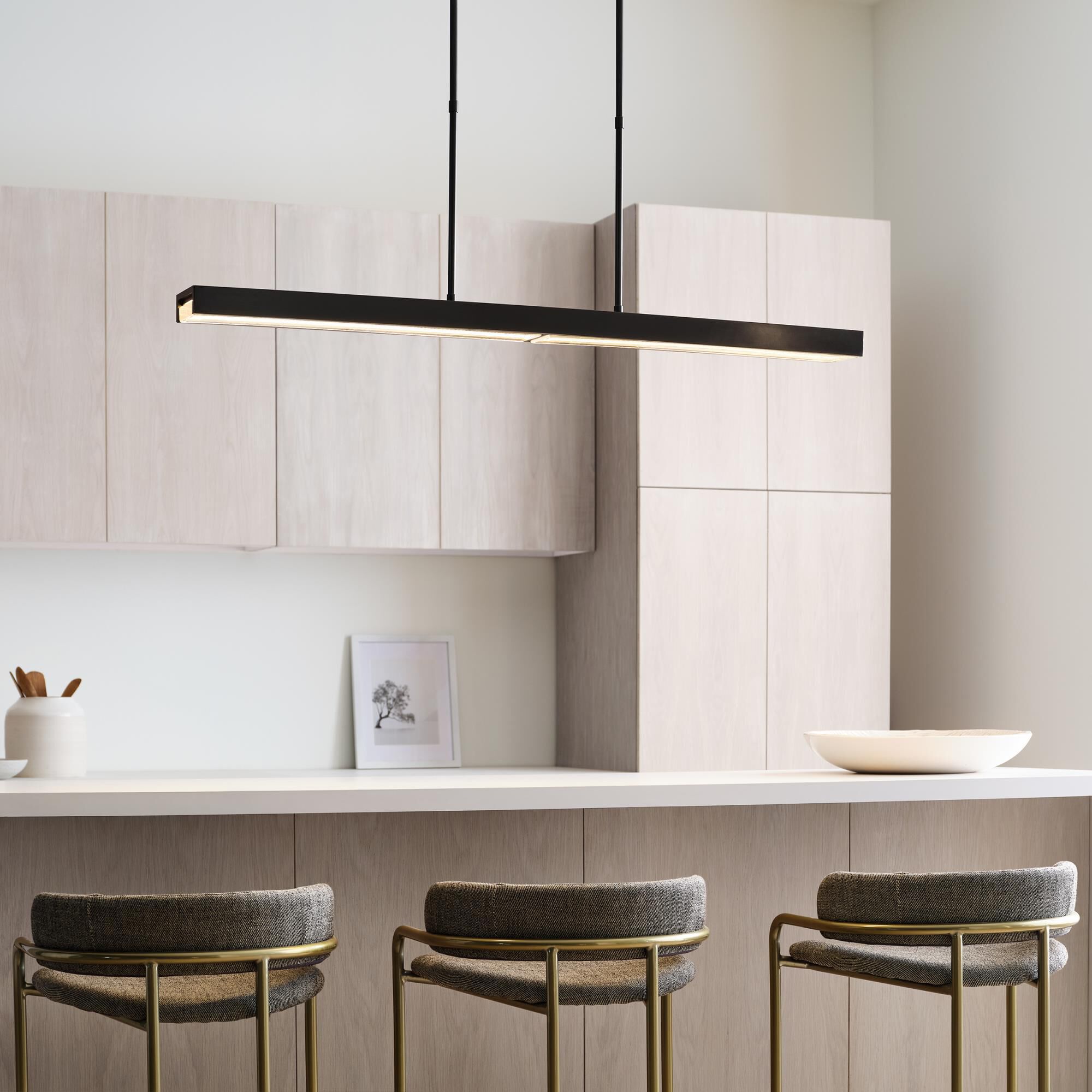 Avroko Maybeck 48 Inch Linear Suspension Light by Visual Comfort Modern Collection