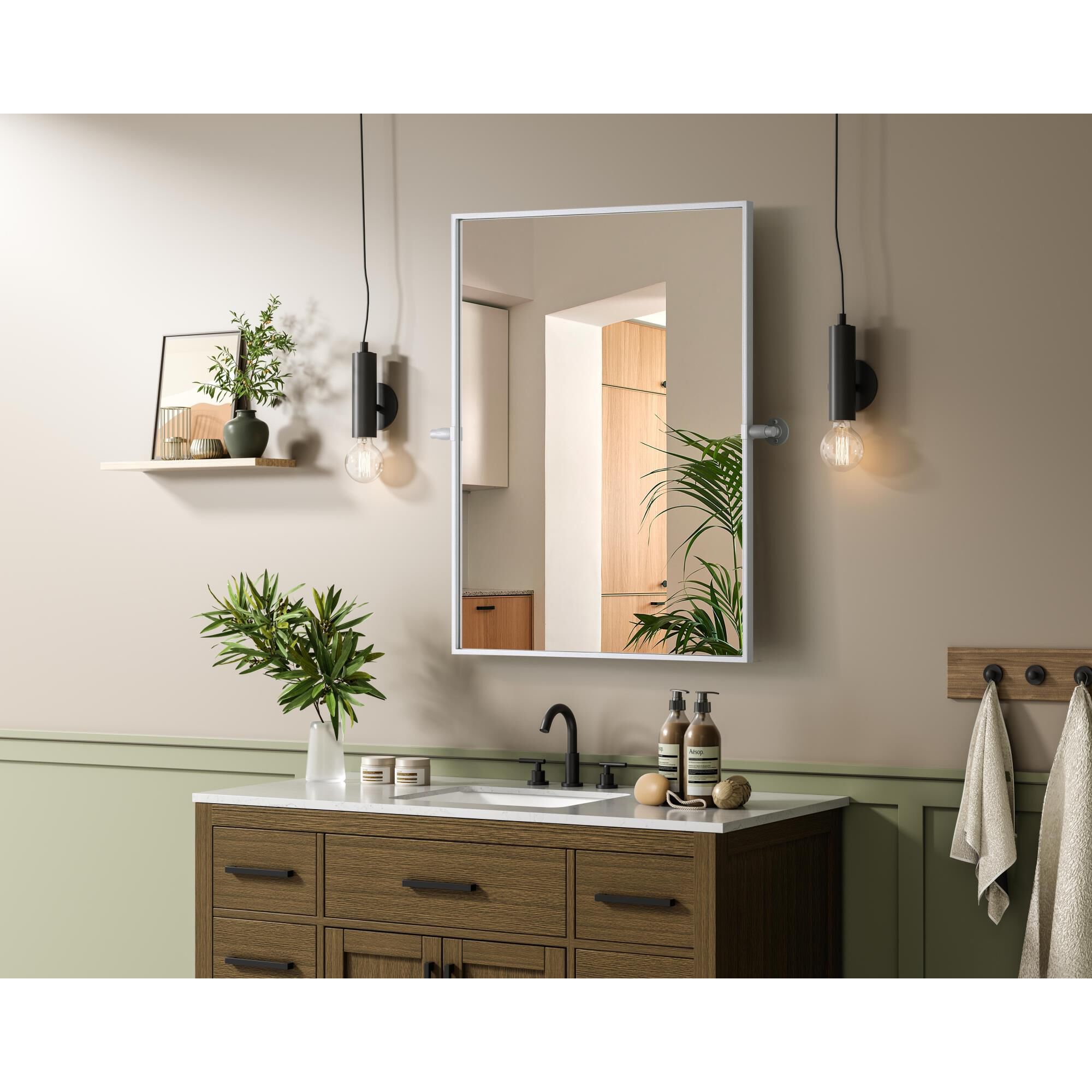 Amoura 32 Inch Deocrative Mirror by Elegant Dcor