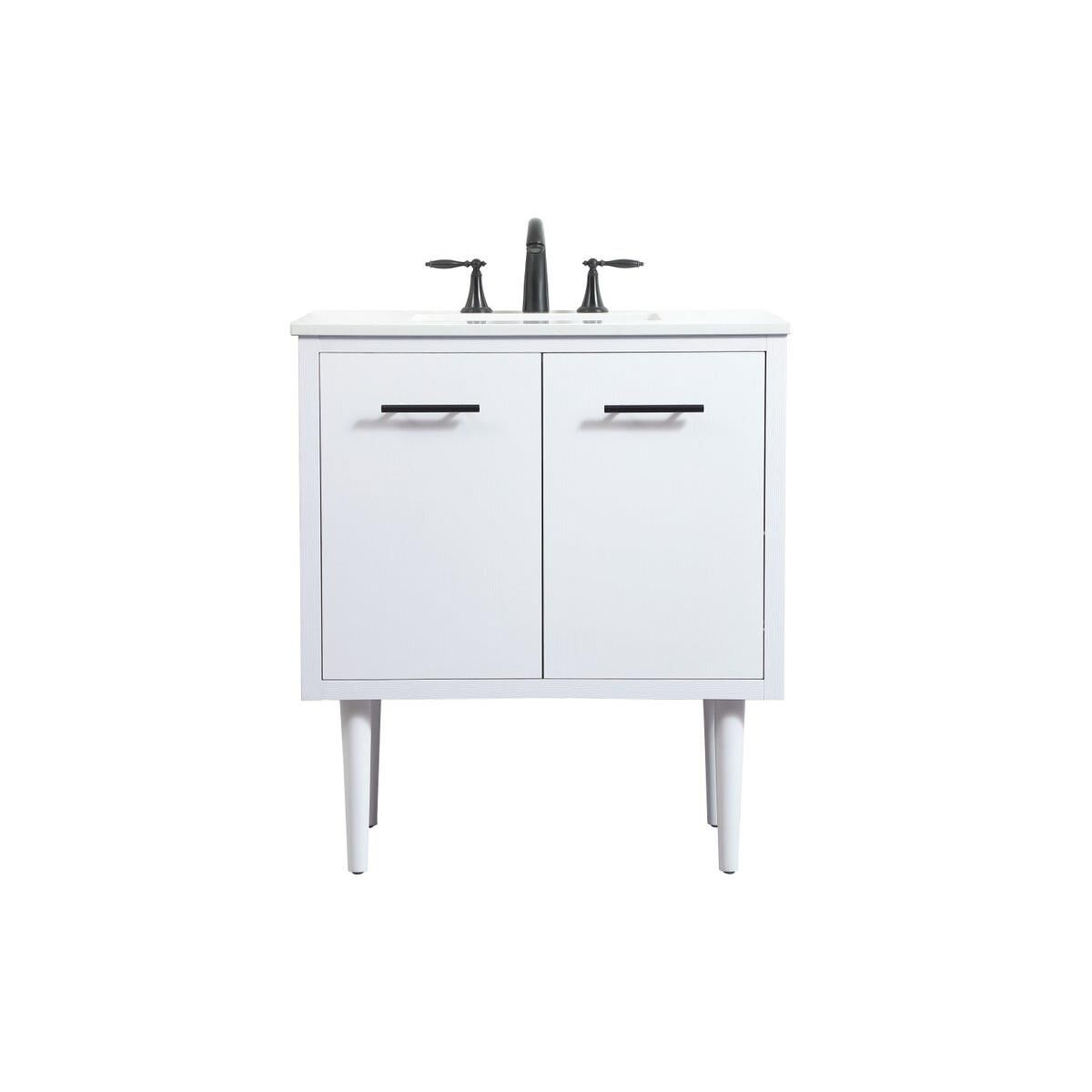 Shown in White finish