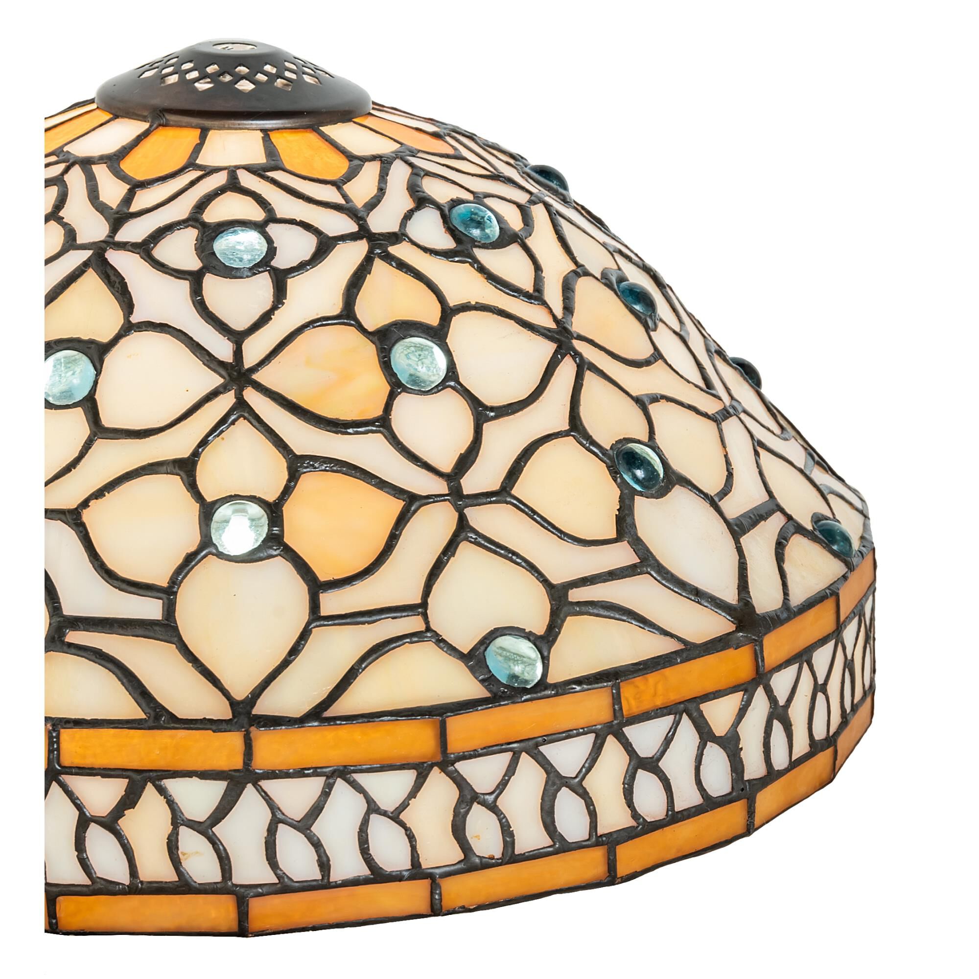 Shown with Blue;Beige;Iridescent glass