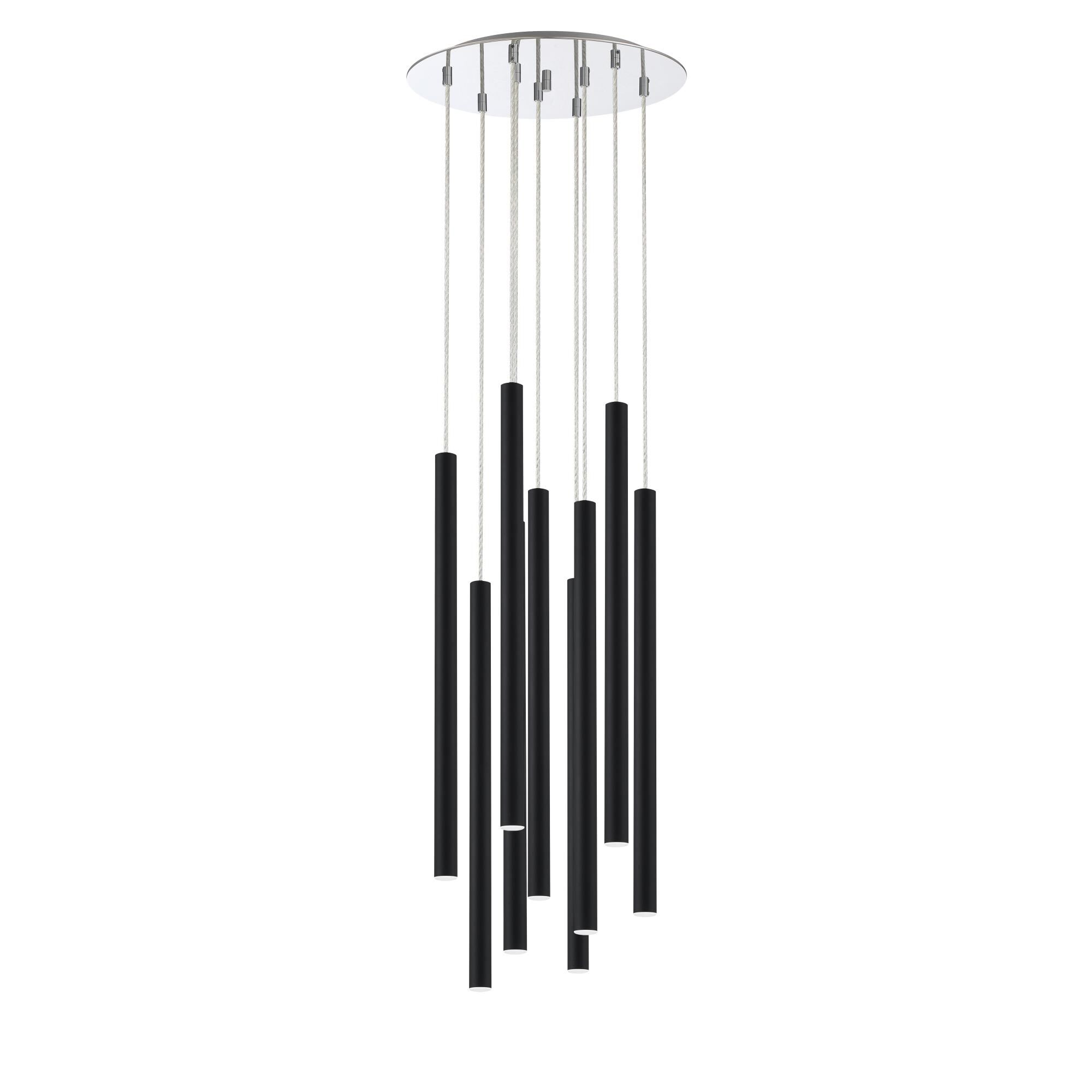 Forest 16 Inch 9 Light LED Multi Light Pendant by Z-Lite