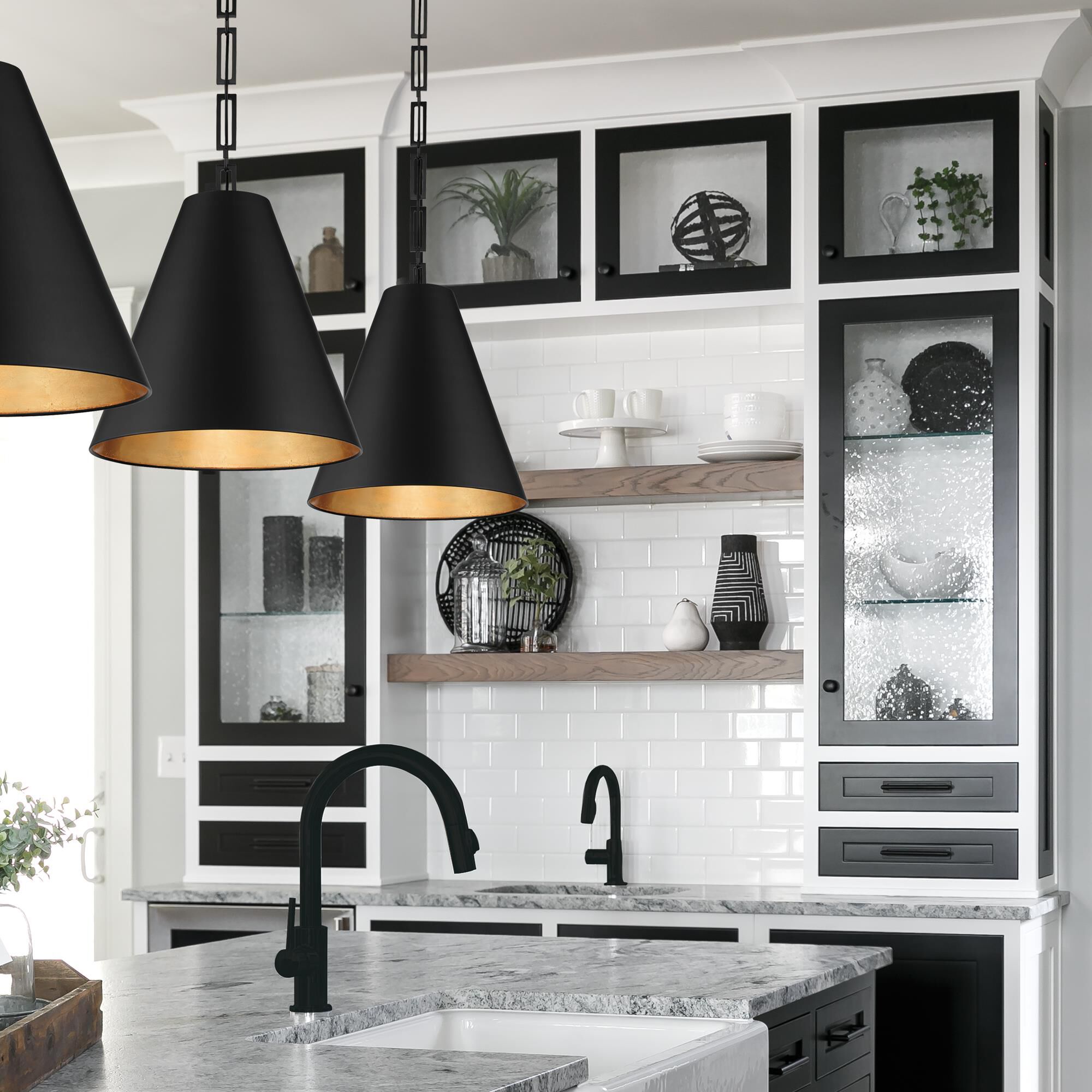 Brian Patrick Flynn Alston 18 Inch Large Pendant by Crystorama