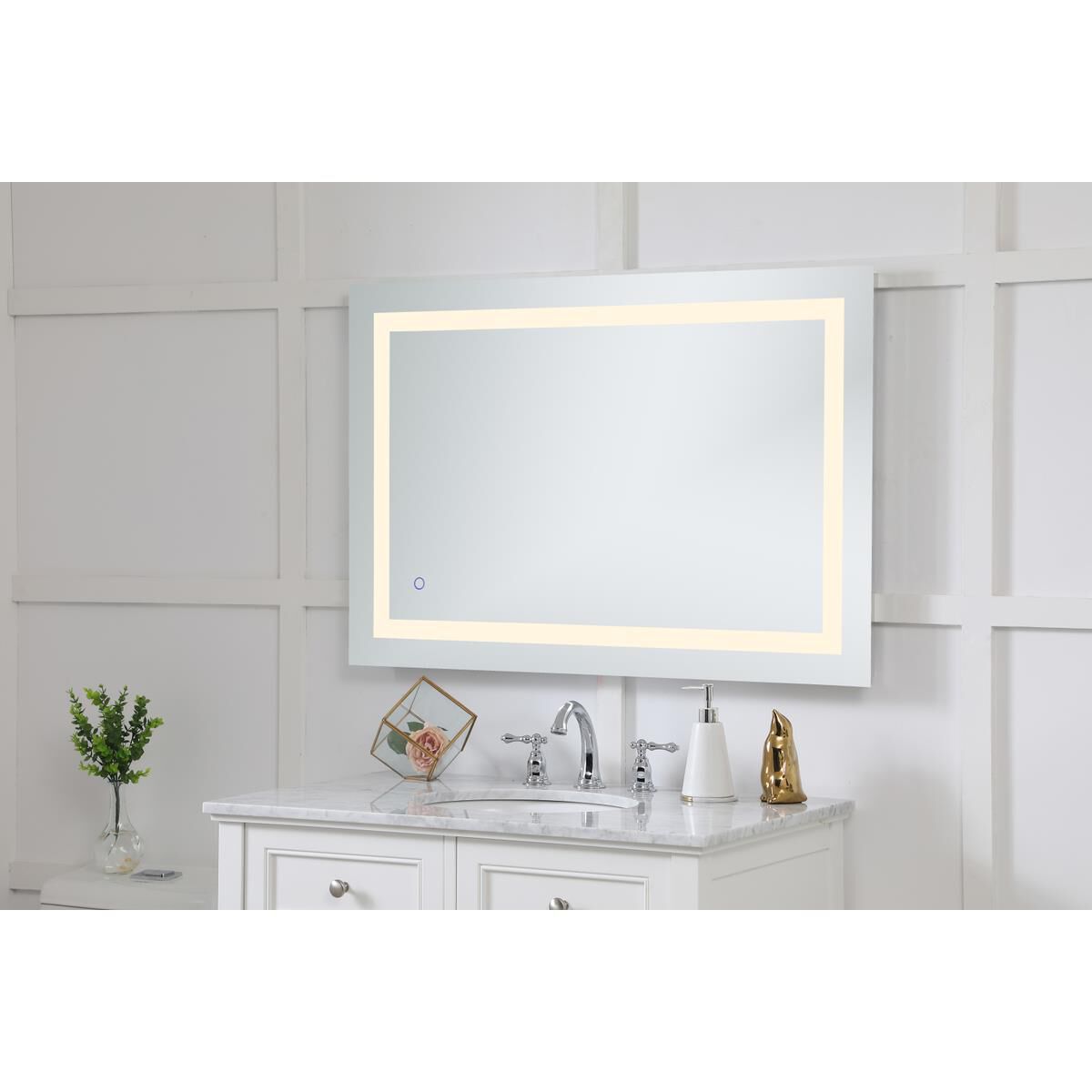 Helios LED Lighted Mirrors by Elegant Decor