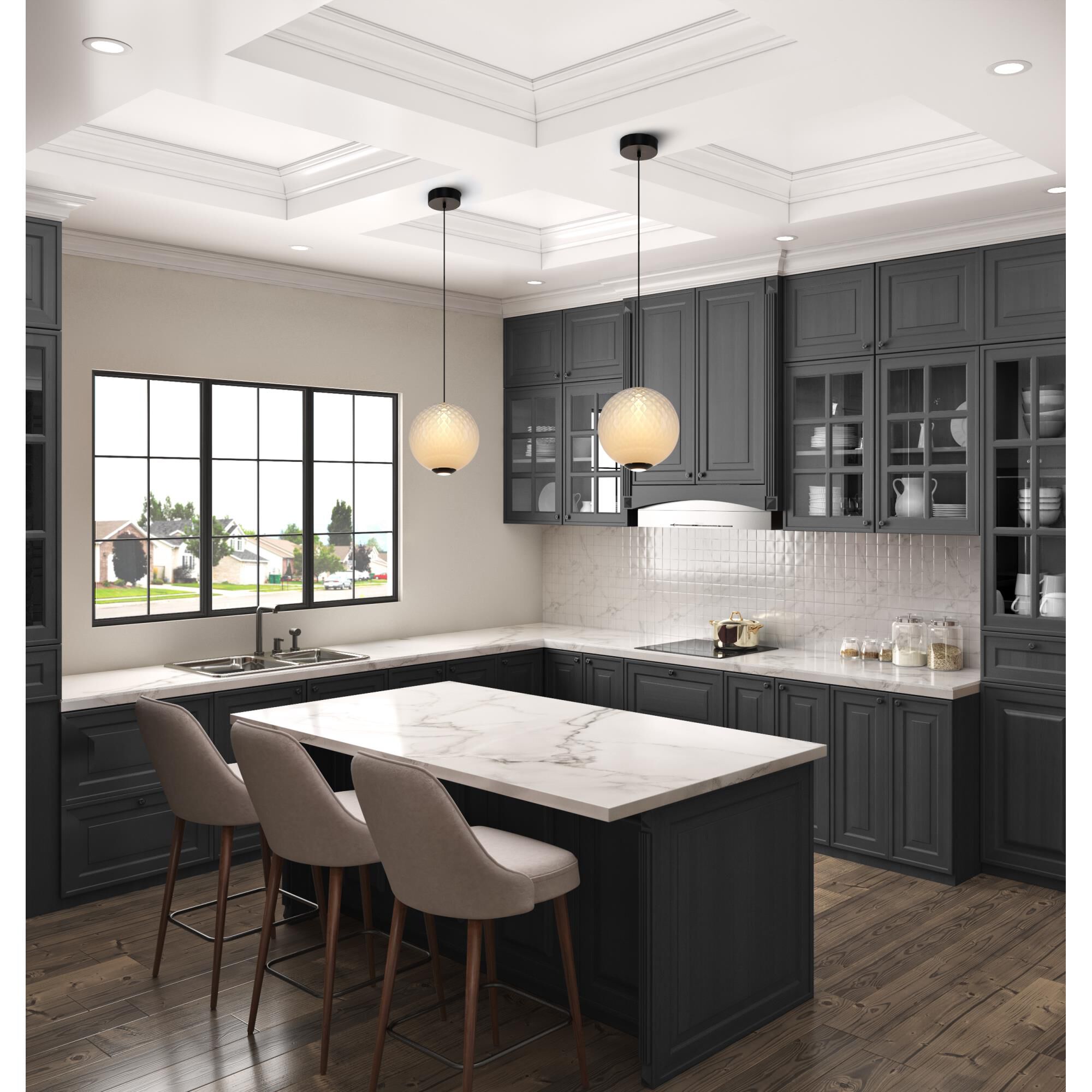 Celeste 12 Inch Mini Pendant by Artcraft