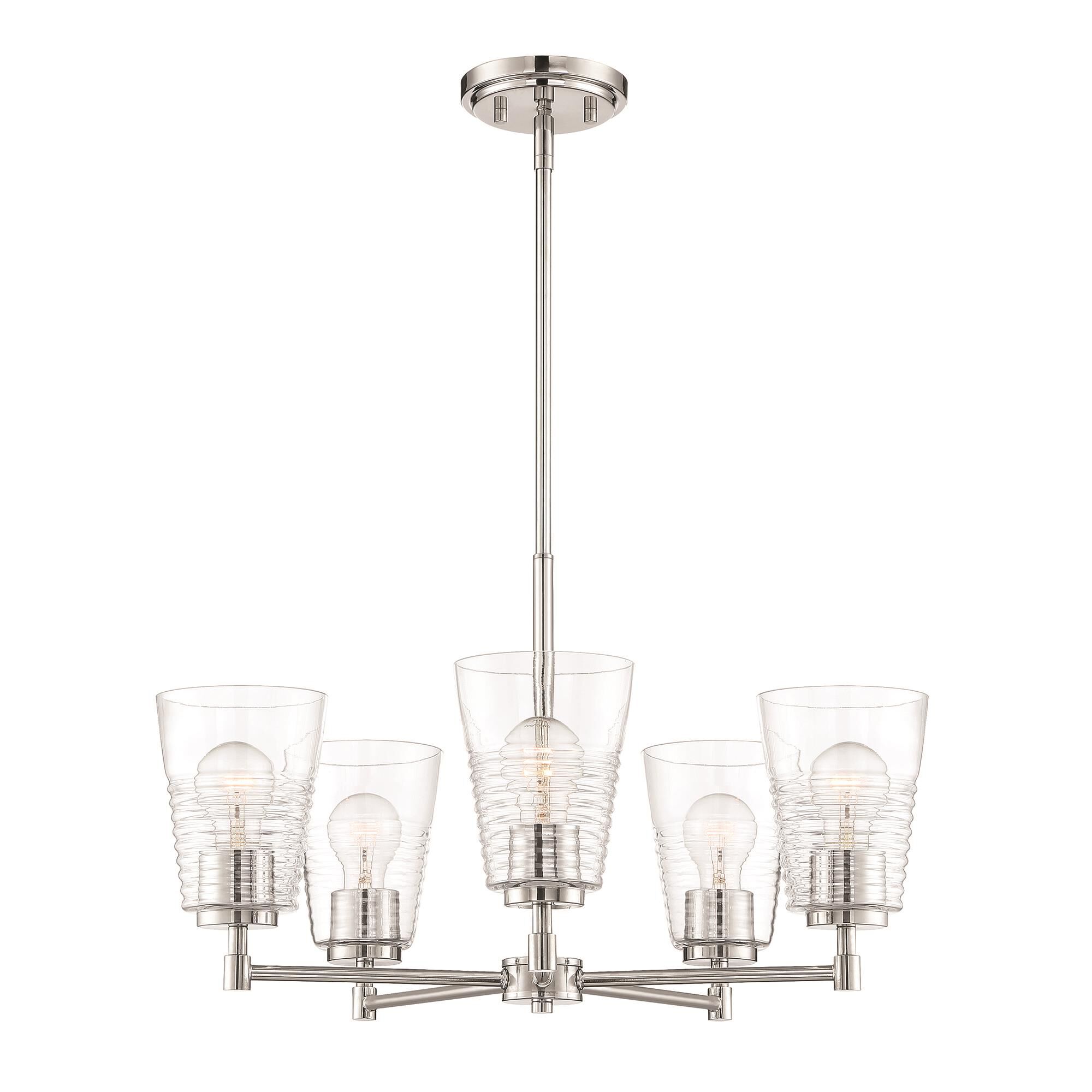 Ingo 24 Inch 5 Light Chandelier by Designers Fountain