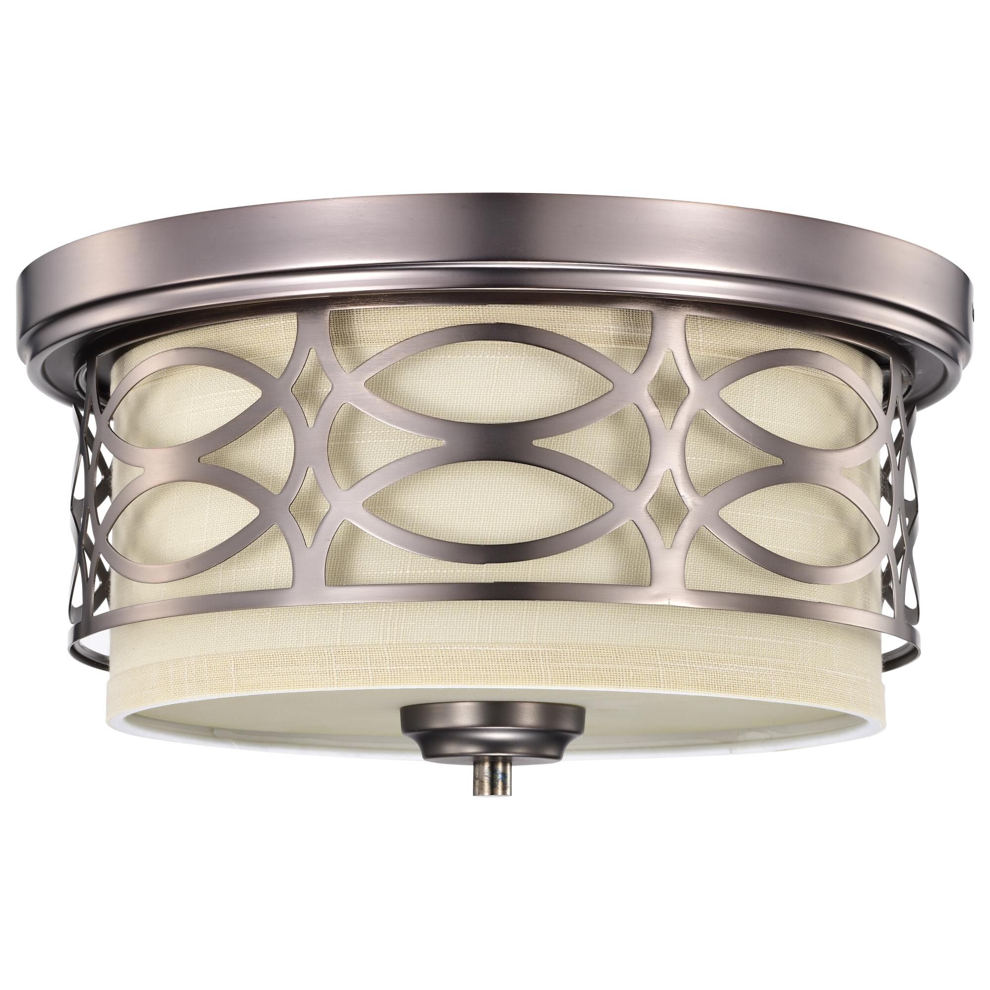Harlow 13 Inch 2 Light Flush Mount,