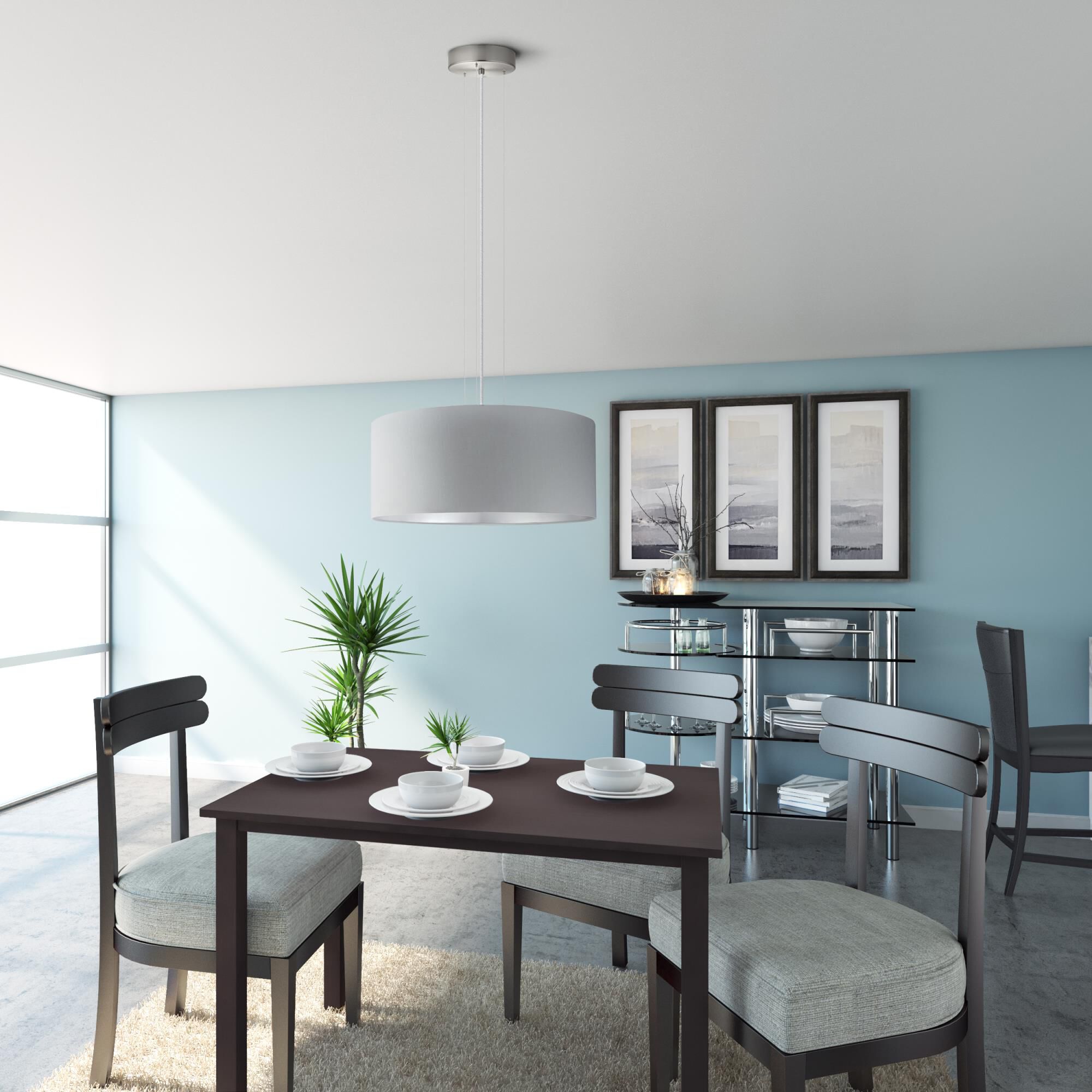 Eglo Maserlo 20 Inch Large Pendant by Eglo Lighting