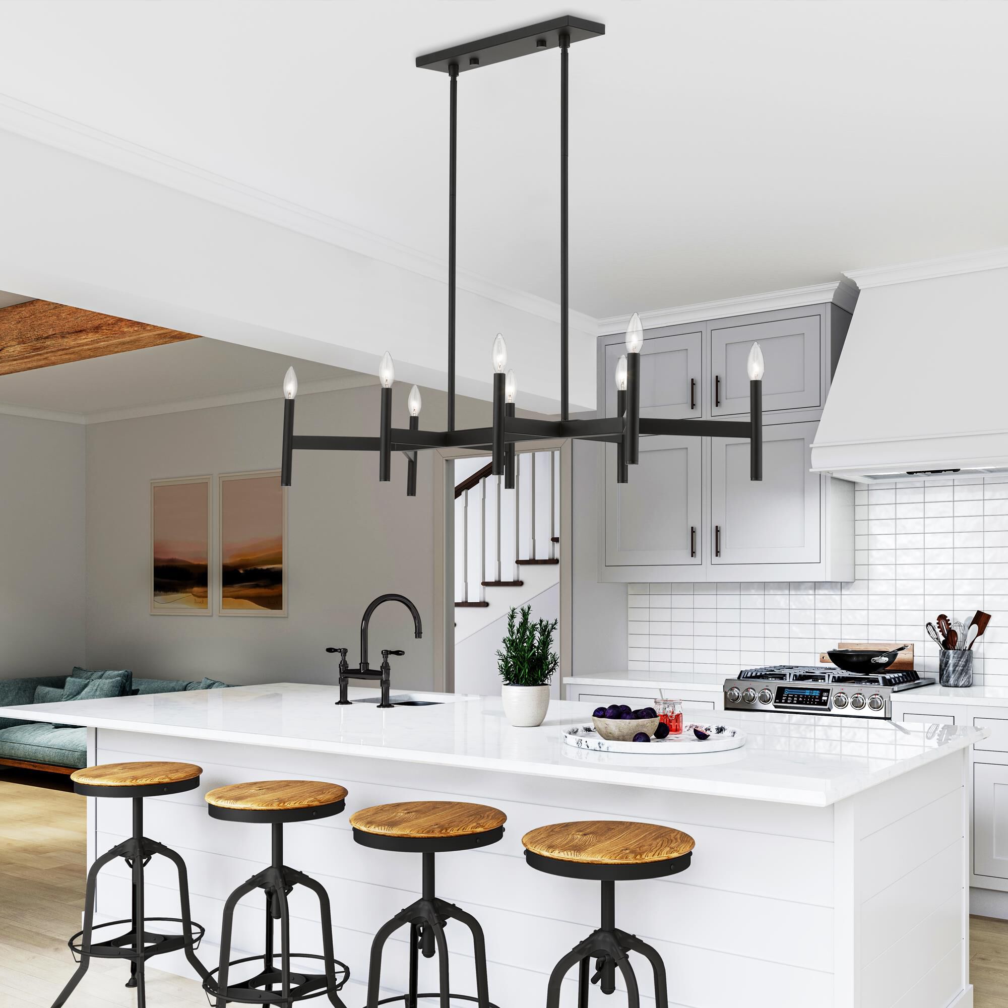 Copenhagen Linear Suspension Light by Livex Lighting