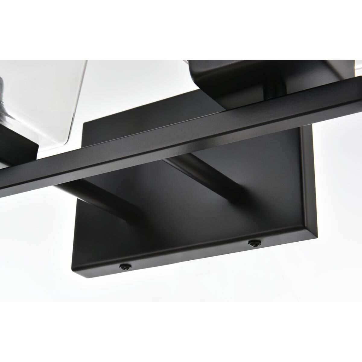 Shown in Black  finish and Clear glass