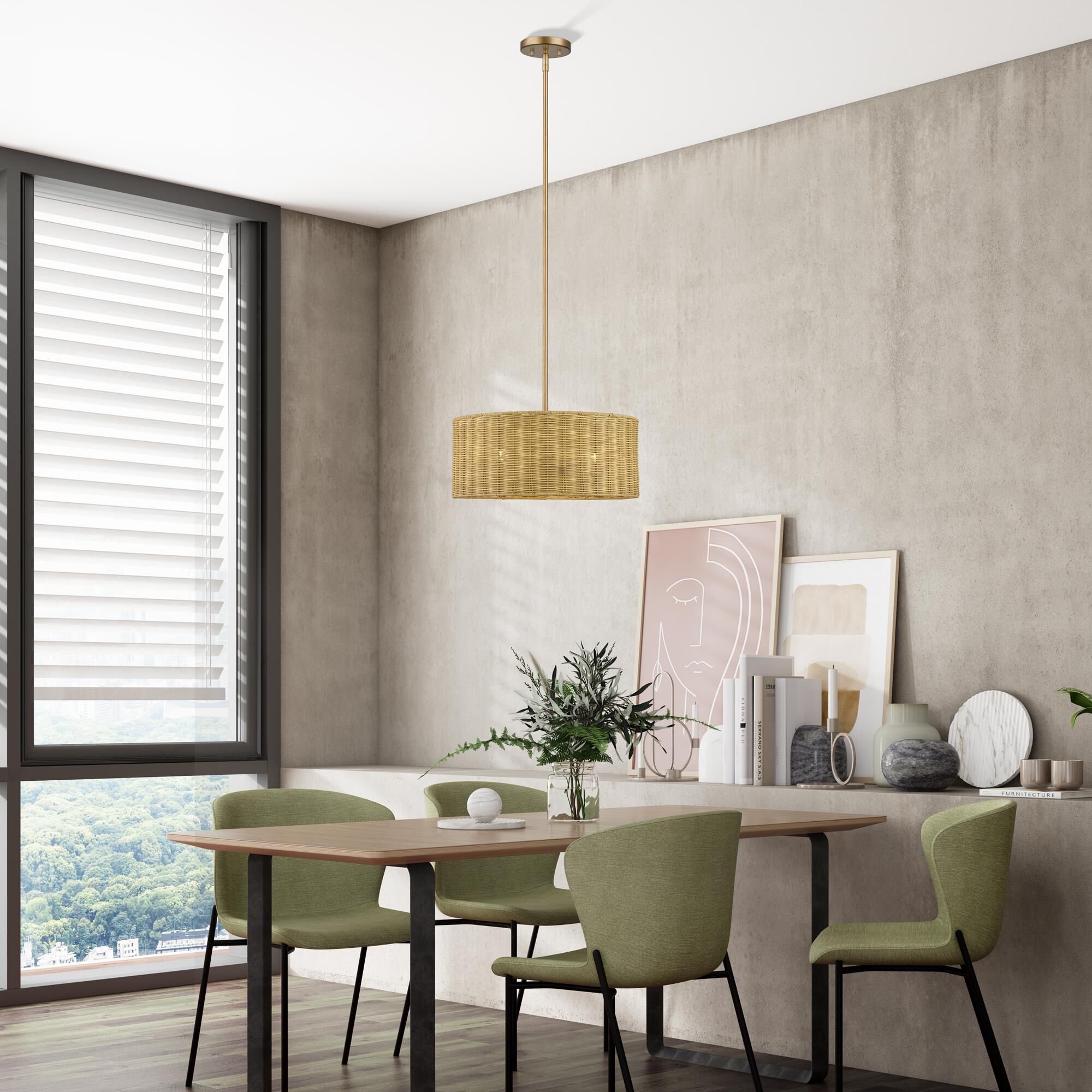 Weavington 18 Inch Large Pendant by Livex Lighting