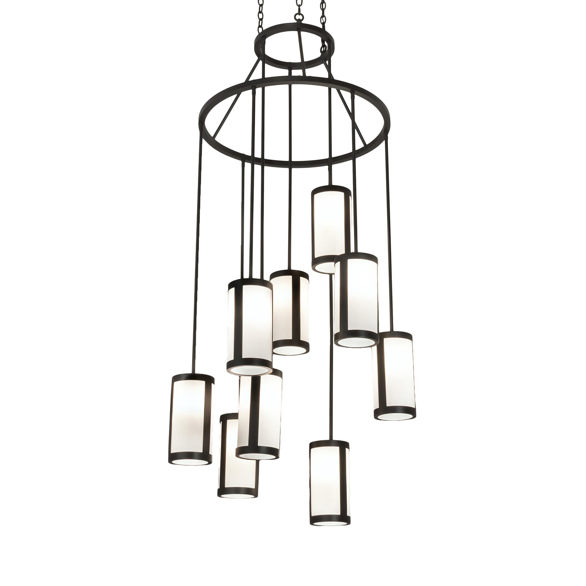 Cartier 35 Inch 9 Light Chandelier by Meyda Lighting