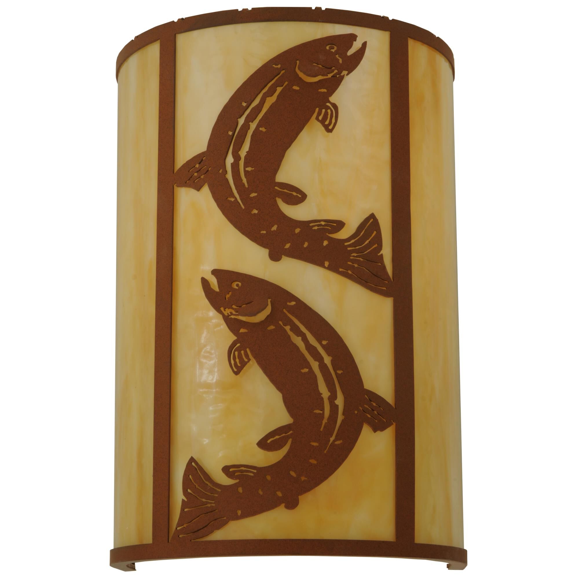 Leaping Trout 18 Inch Wall Sconce by Meyda Lighting