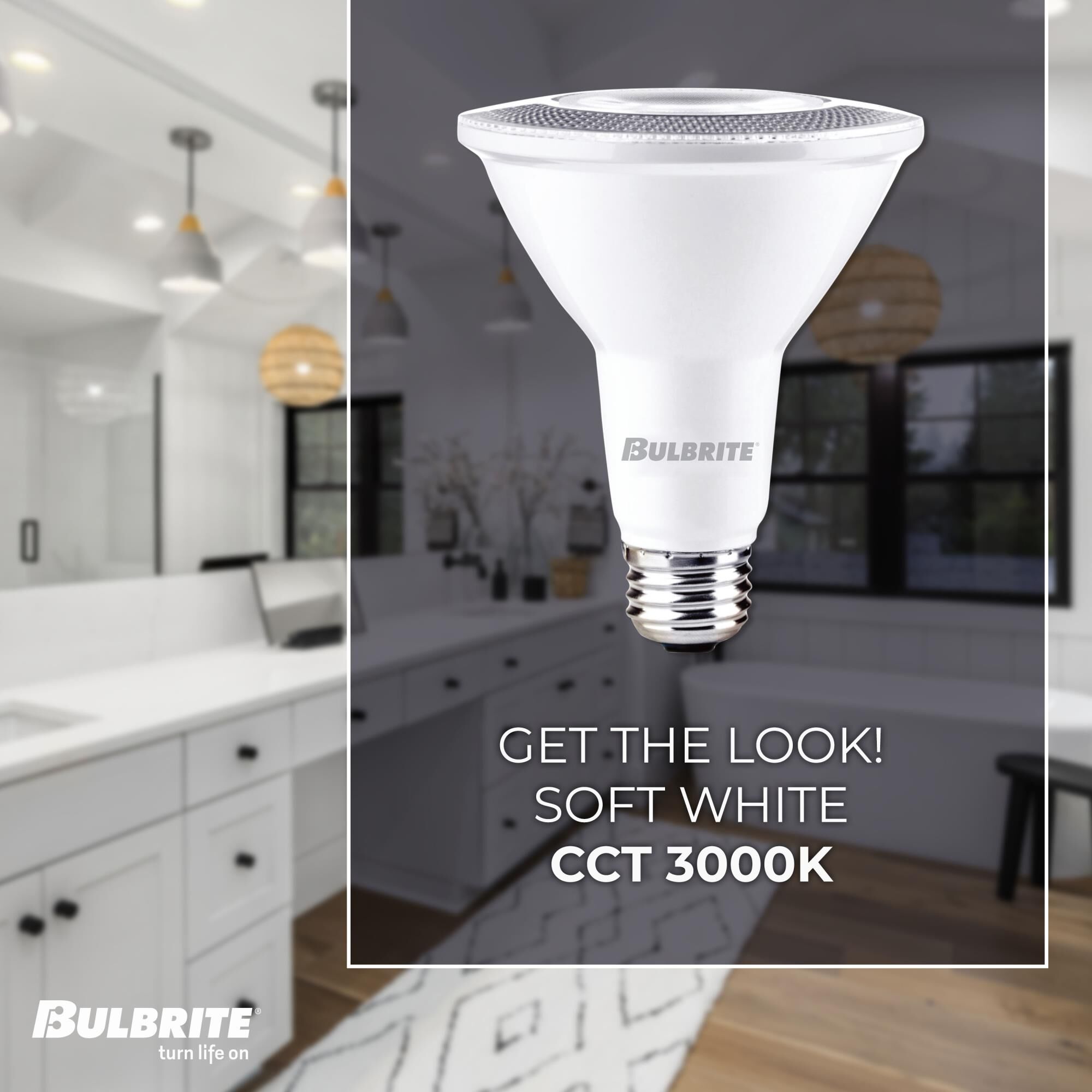 10 Watt 3000K PAR30LN LED Light Bulb by Bulbrite