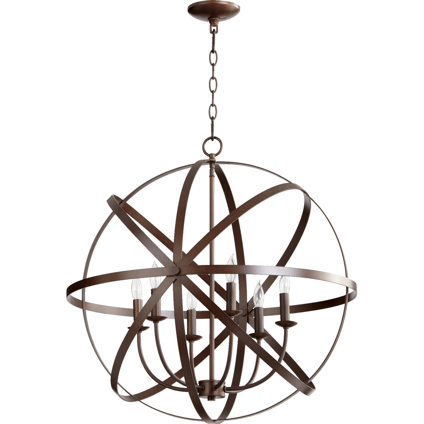 Celeste 26 Inch 6 Light Chandelier by Quorum International