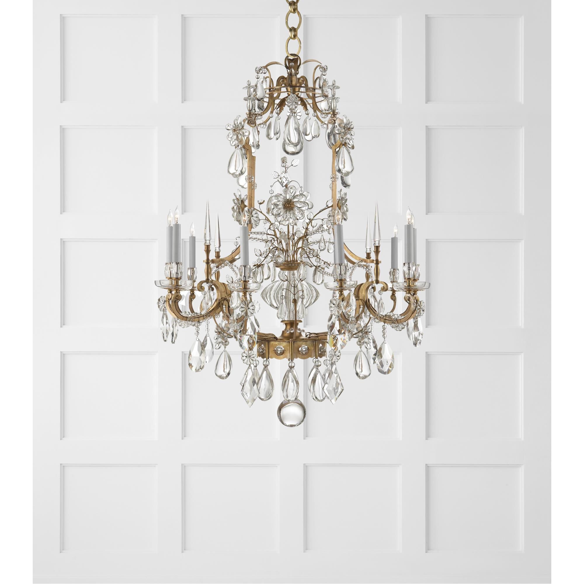 AERIN Vestry 41 Inch 12 Light Chandelier by Visual Comfort Signature Collection