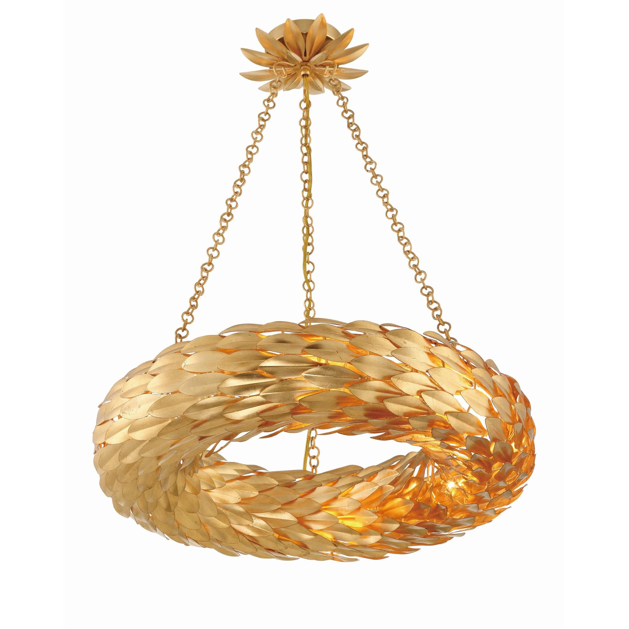 Shown in Antique Gold finish