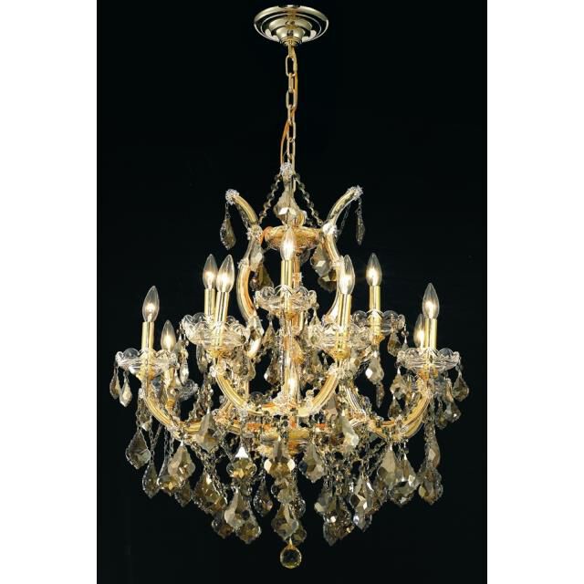 Maria Theresa 27 Inch 13 Light Chandelier by Elegant Lighting